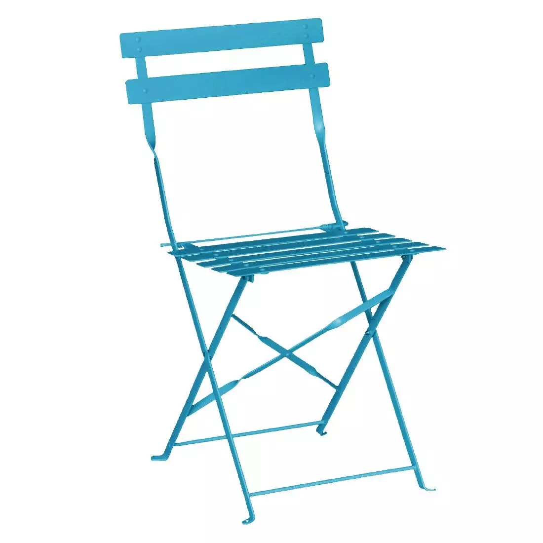 Een Bolero stalen opklapbare stoelen turquoise (2 stuks) koop je bij ShopXPress