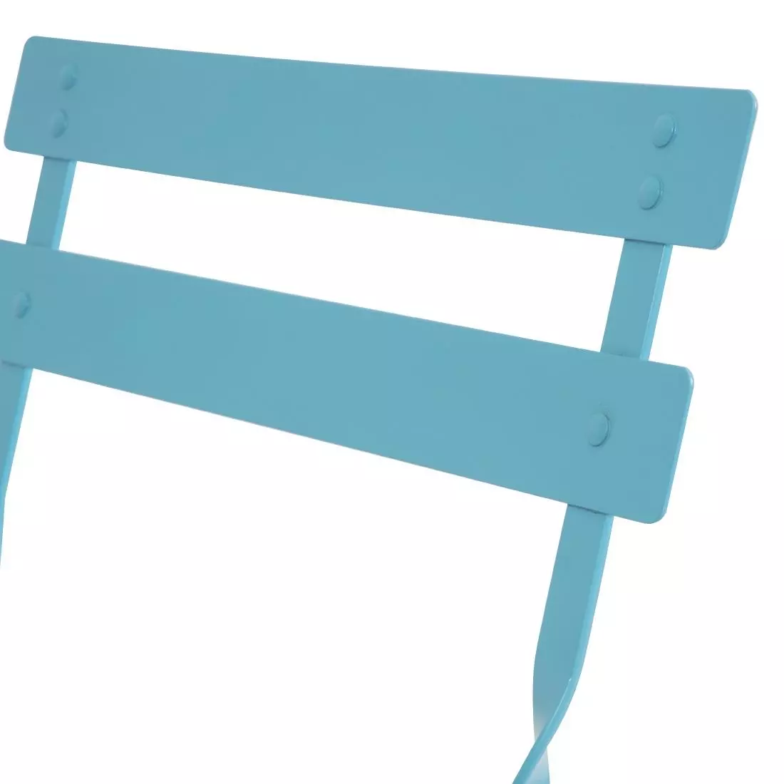 Een Bolero stalen opklapbare stoelen turquoise (2 stuks) koop je bij ShopXPress