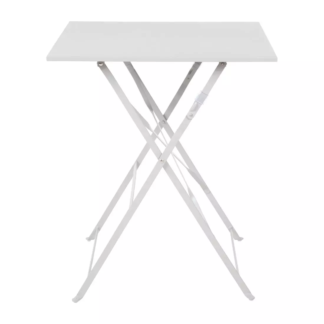 Een Bolero vierkante opklapbare stalen tafel grijs 60cm koop je bij ShopXPress