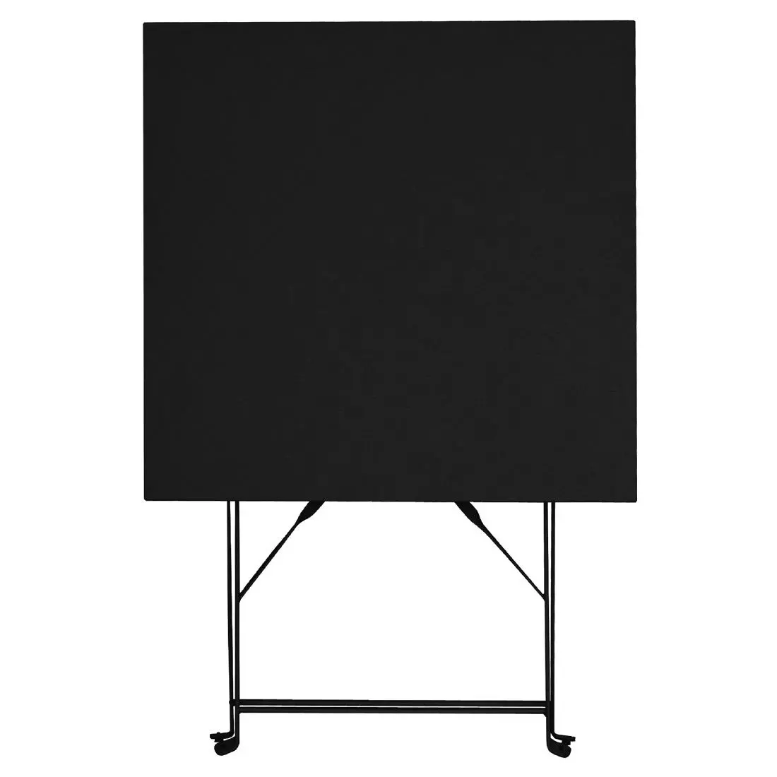 Een Bolero vierkante stalen klaptafel zwart 60cm koop je bij ShopXPress