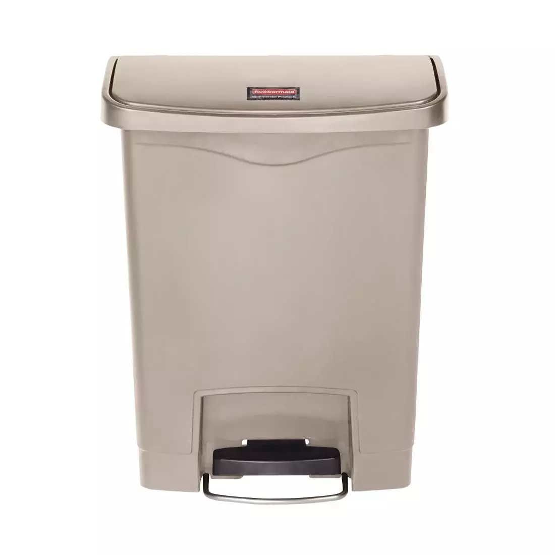 Een Rubbermaid Slim Jim Front Step pedaalemmer 30L beige koop je bij ShopXPress