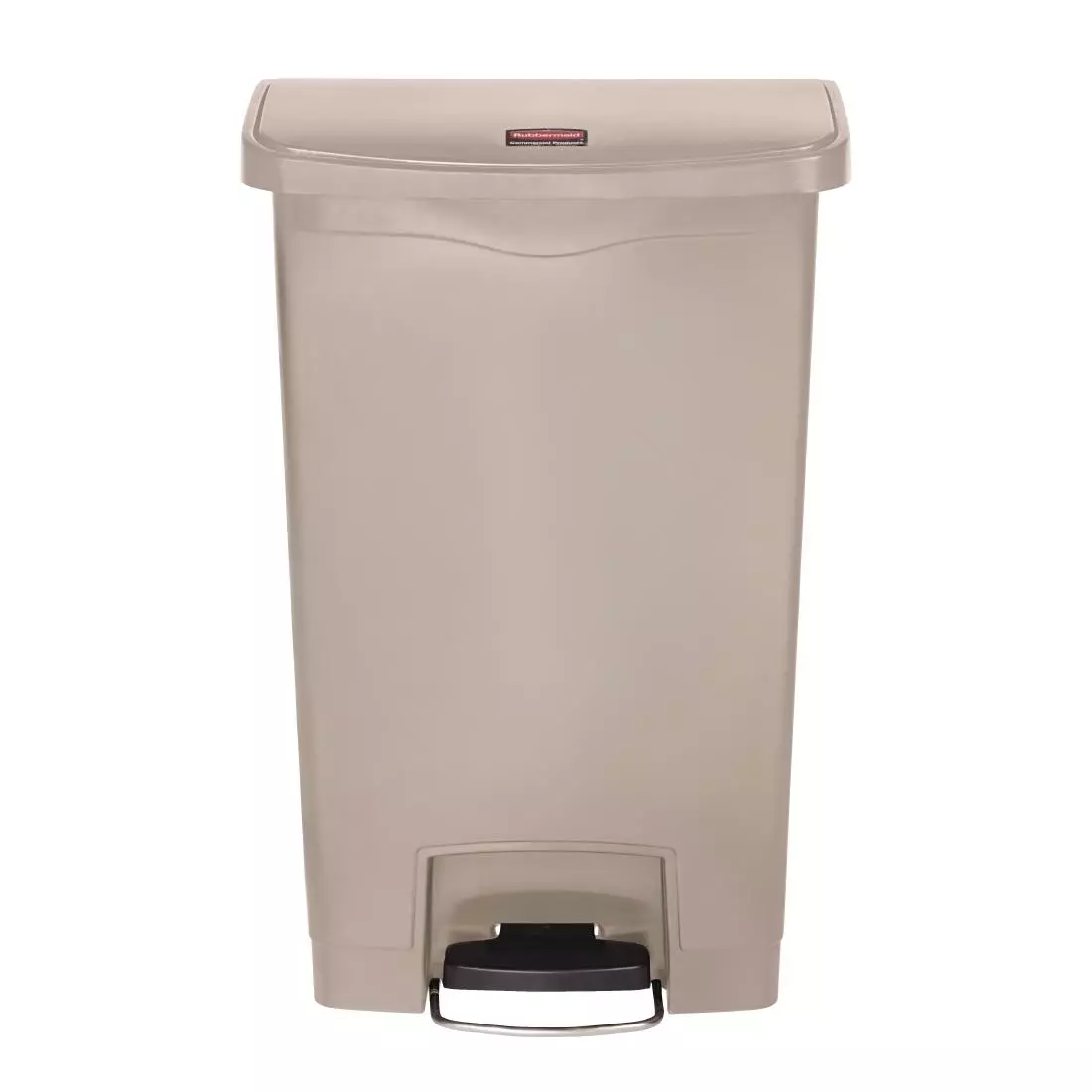 Een Rubbermaid Slim Jim Front Step pedaalemmer 50L beige koop je bij ShopXPress