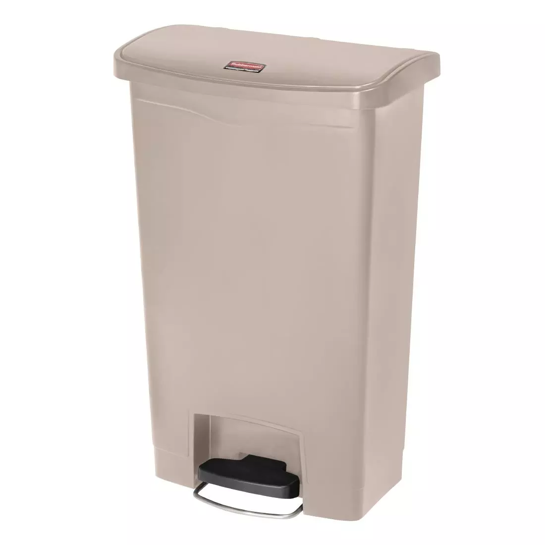 Een Rubbermaid Slim Jim Front Step pedaalemmer 50L beige koop je bij ShopXPress