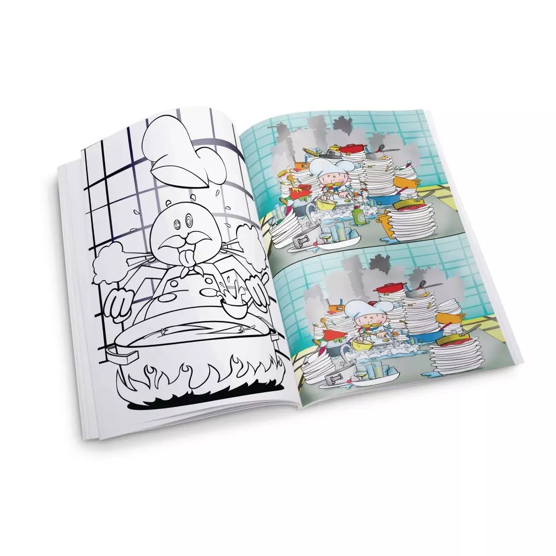 Een Dining Kids kleurboeken Chef (50 stuks) koop je bij ShopXPress