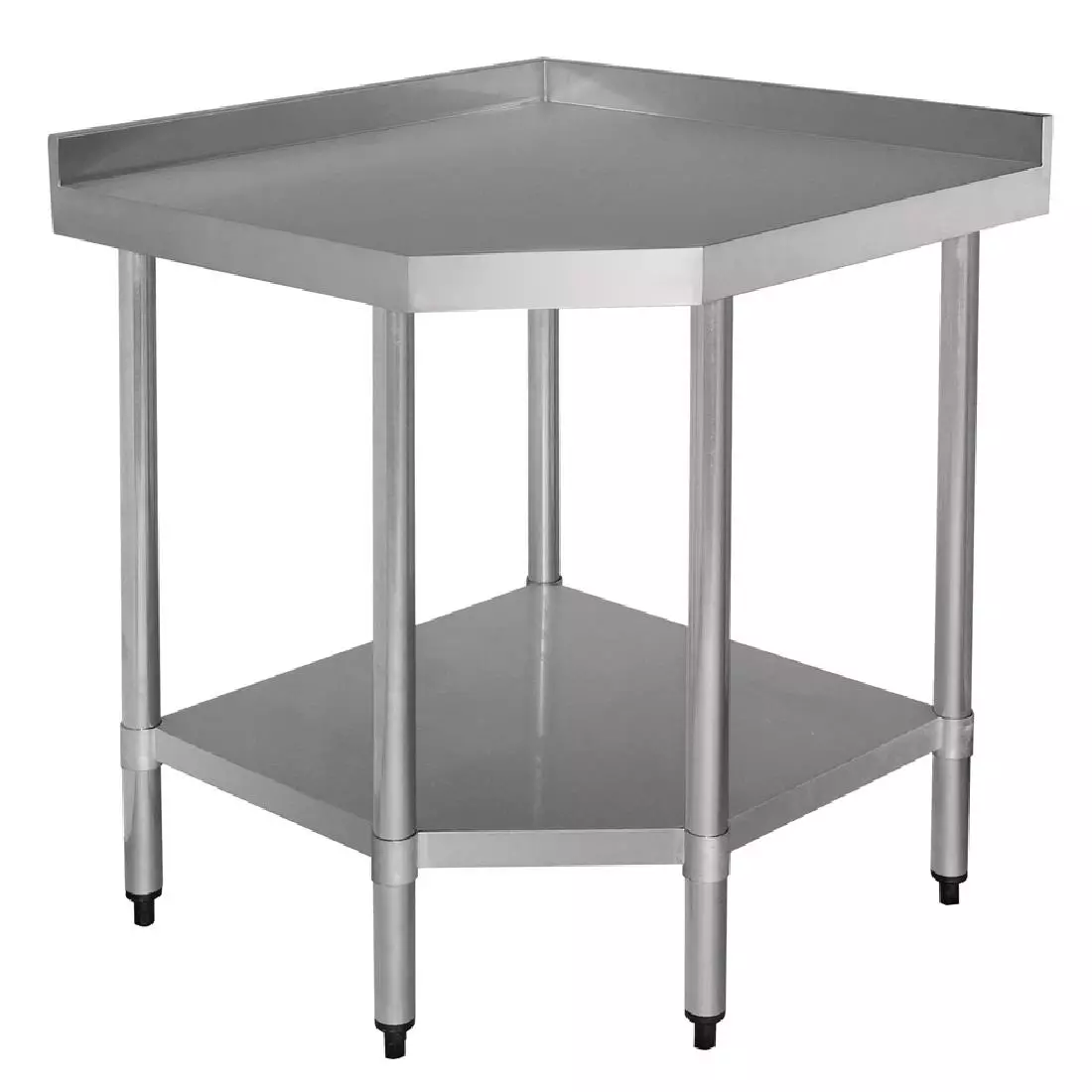 Een Vogue RVS werktafel hoekelement 70cm koop je bij ShopXPress