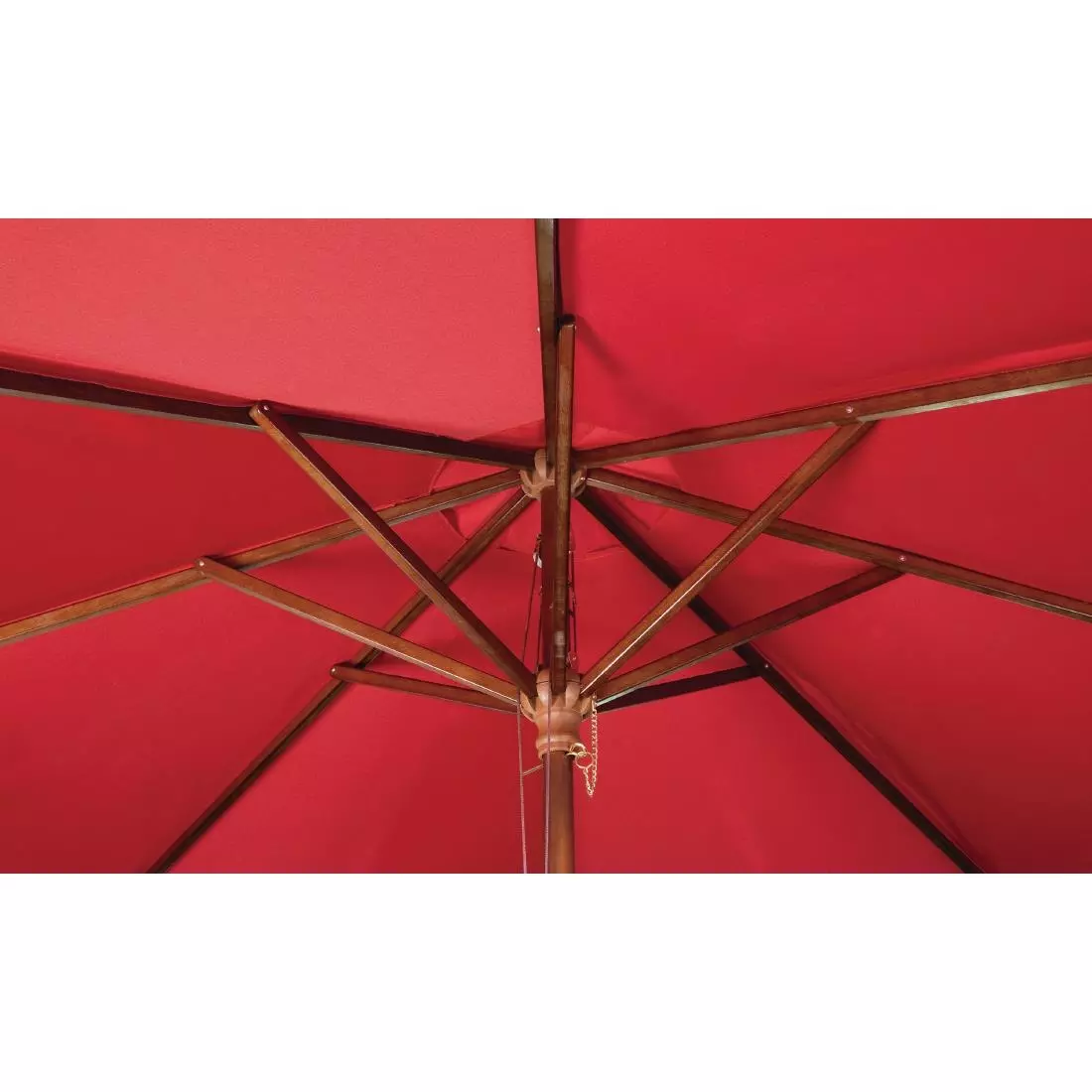 Een Bolero ronde parasol rood 2,5 meter koop je bij ShopXPress