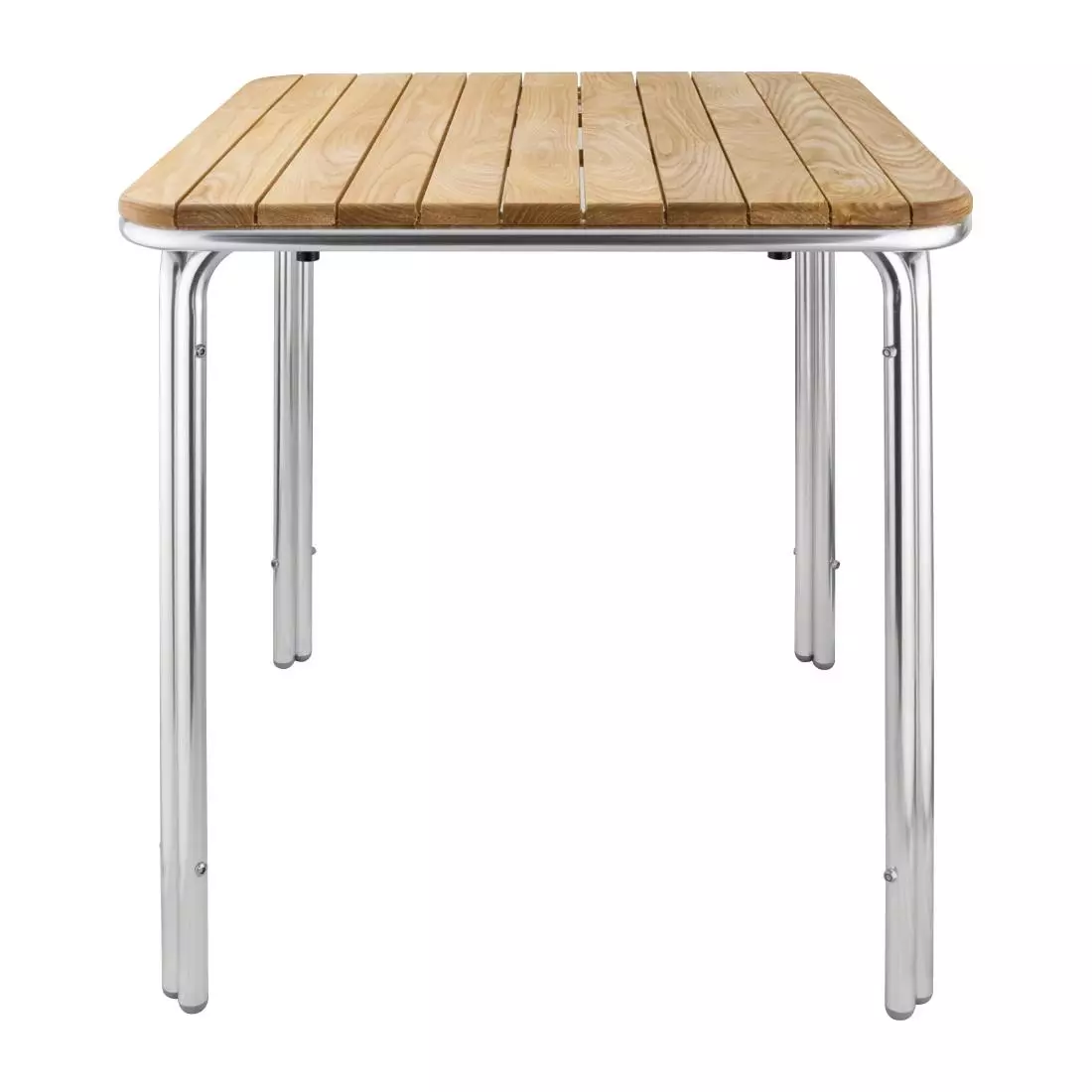 Een Bolero vierkante essen en aluminium tafel 70cm koop je bij ShopXPress