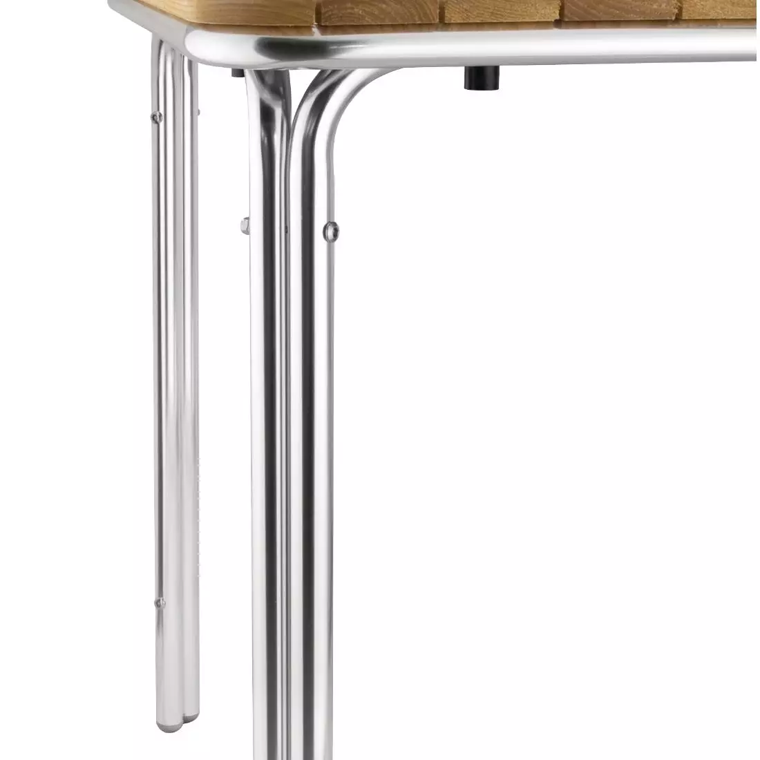 Een Bolero vierkante essen en aluminium tafel 70cm koop je bij ShopXPress