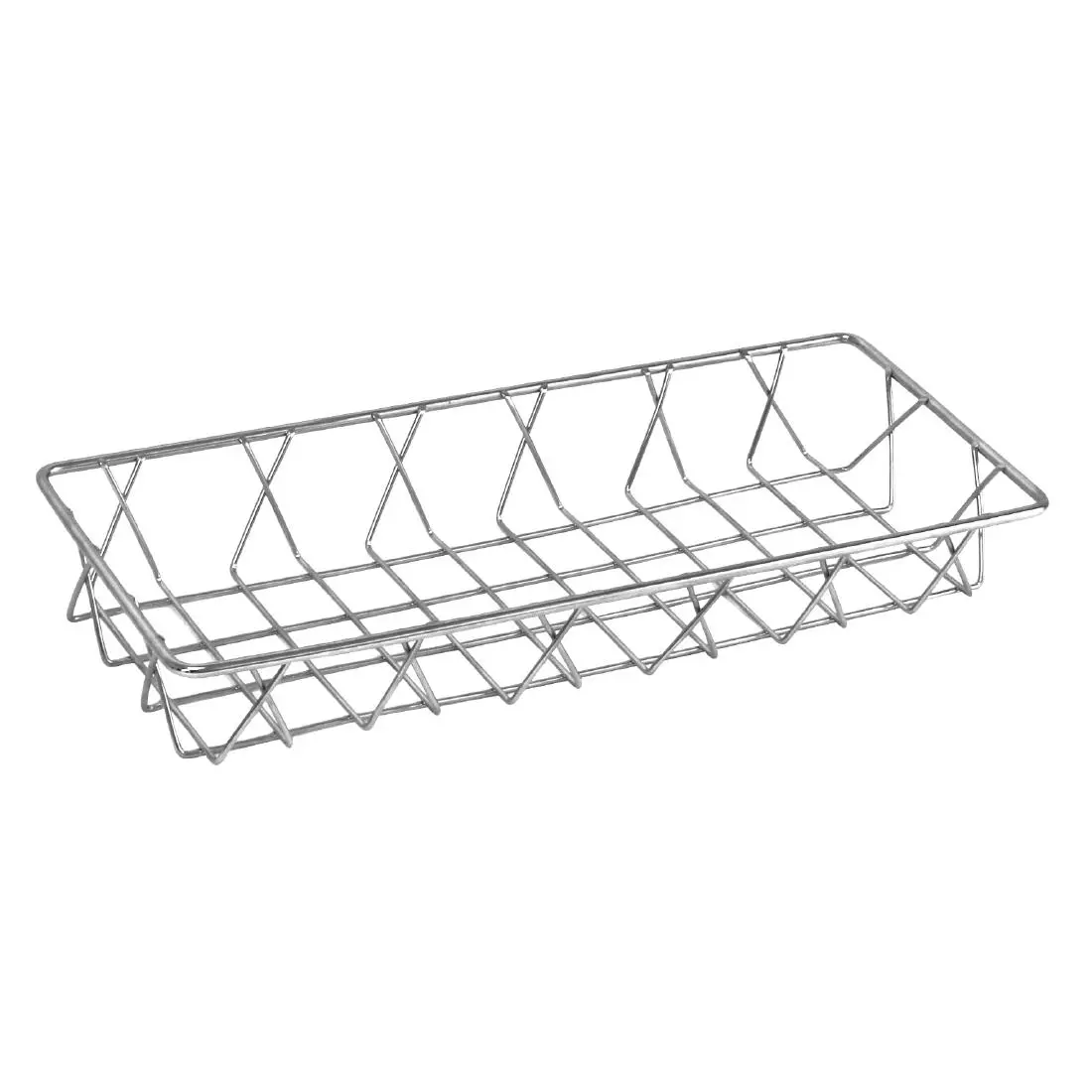 Een Olympia RVS buffetmand 5x15x35cm koop je bij ShopXPress