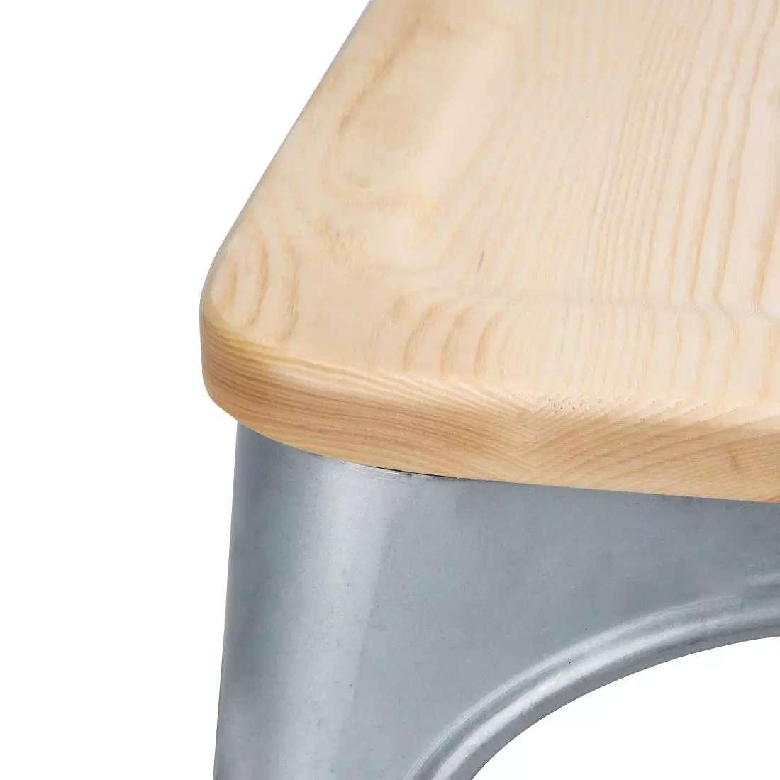 Een Bolero Bistro gegalvaniseerd stalen stoelen met houten zitting (4 stuks) koop je bij ShopXPress