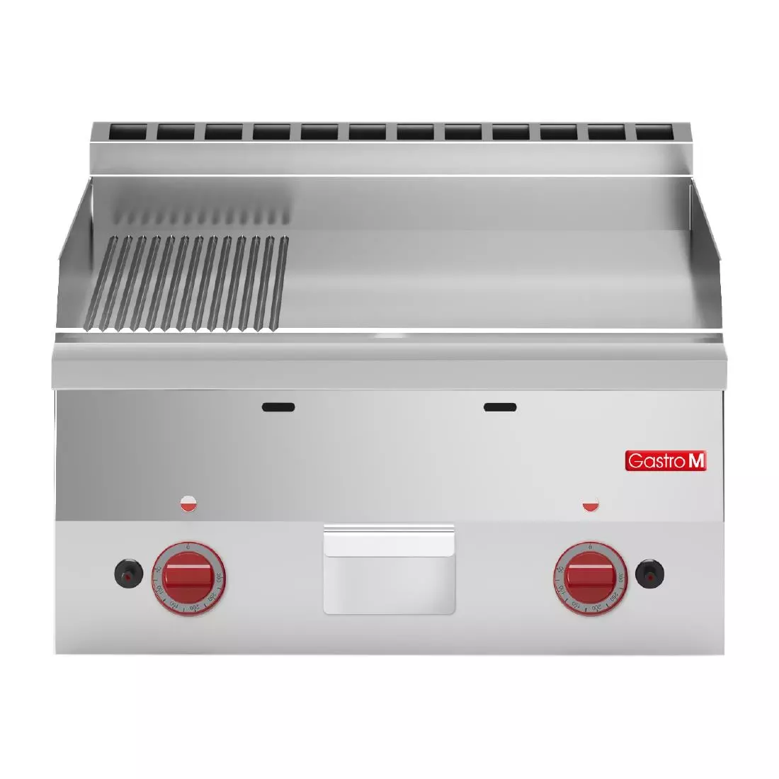 Een Gastro M 600 gas bakplaat 60/60 FTRG 2/3 glad 1/3 geribbeld koop je bij ShopXPress