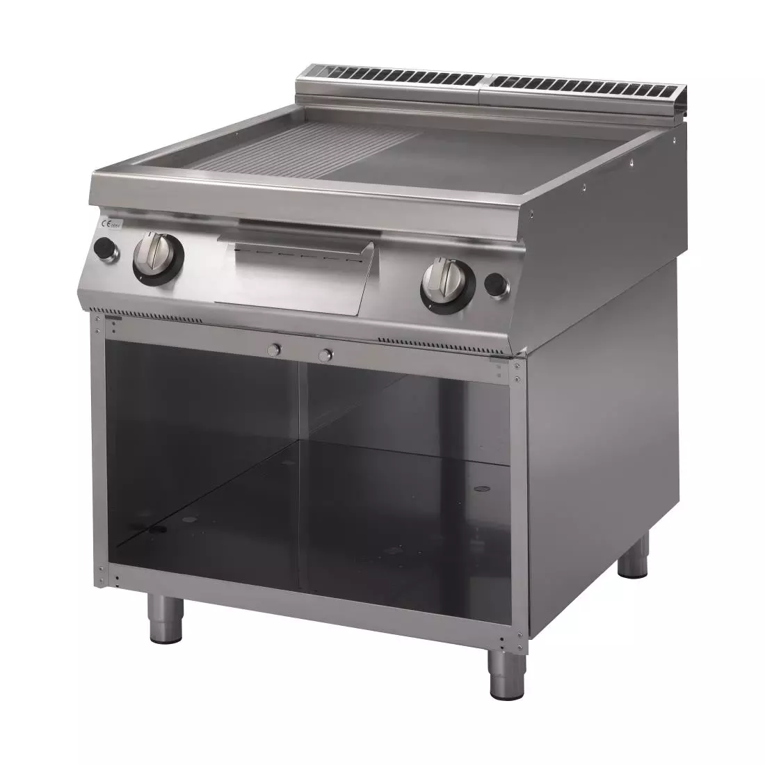 Een Gastro M 700 plus gas bakplaat GM70/80 FTRGS 2/3 glad 1/3 geribbeld koop je bij ShopXPress