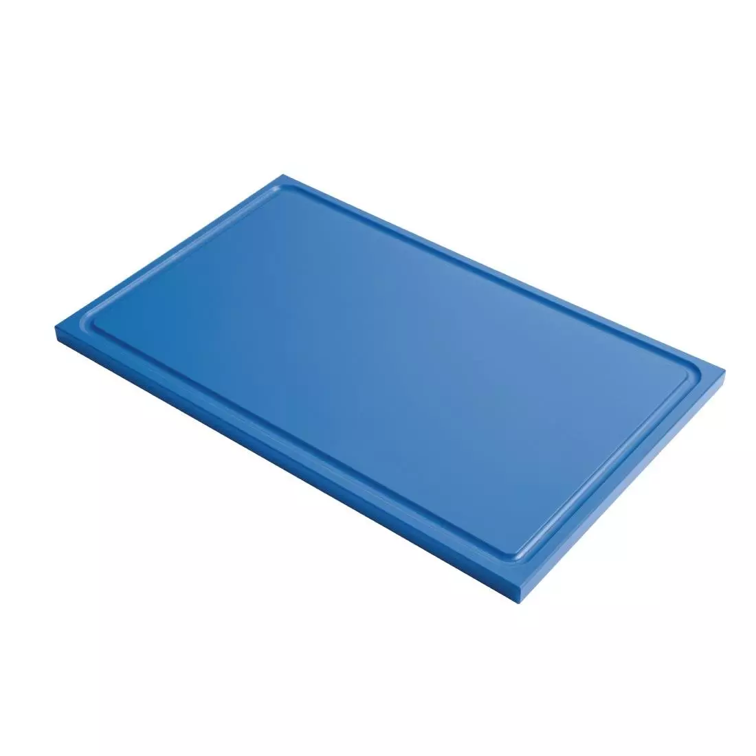 Een Gastro M GN1/2 HDPE snijplank met sapgeul blauw koop je bij ShopXPress