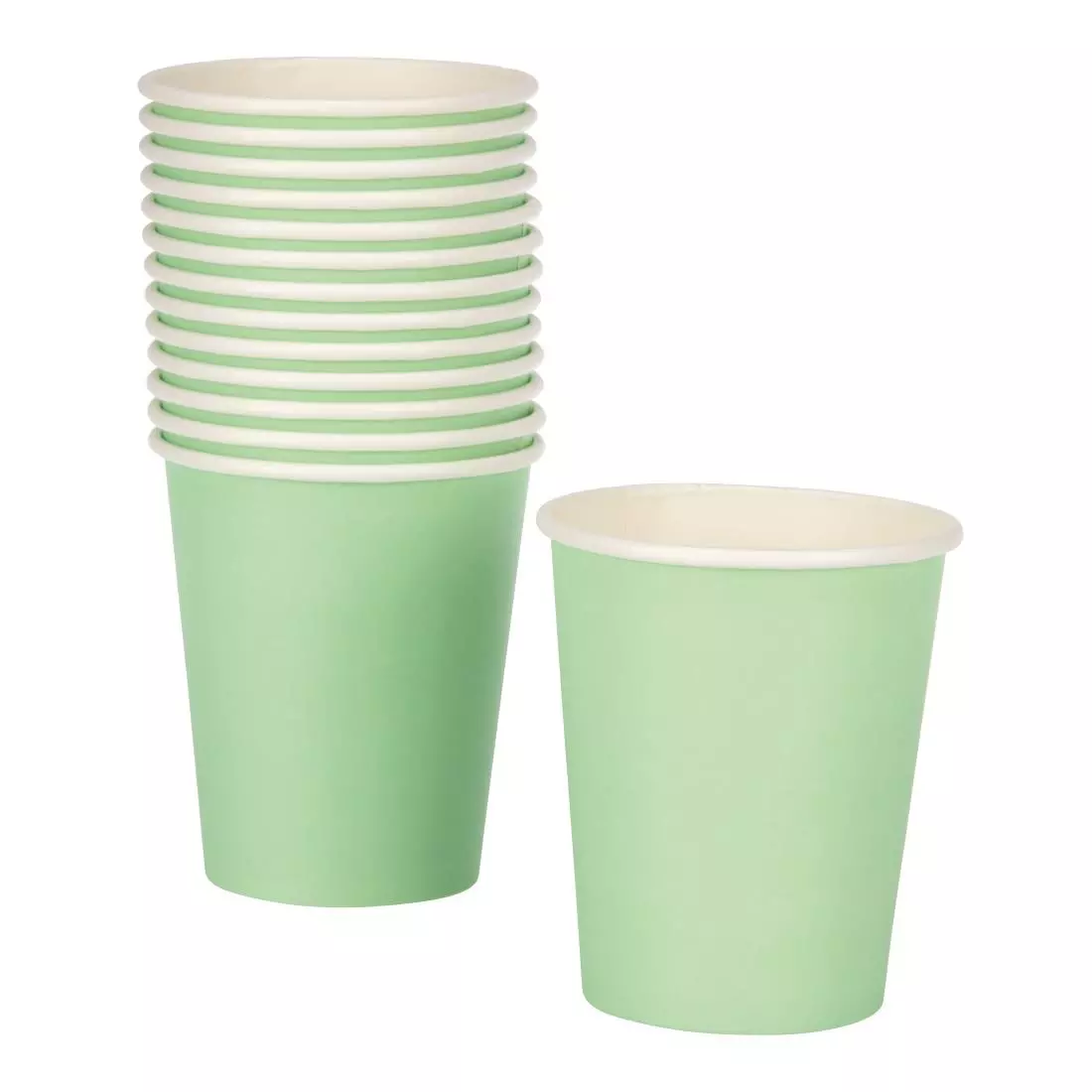 Een Fiesta Recyclable koffiebekers enkelwandig turquoise 225ml (1000 stuks) koop je bij ShopXPress