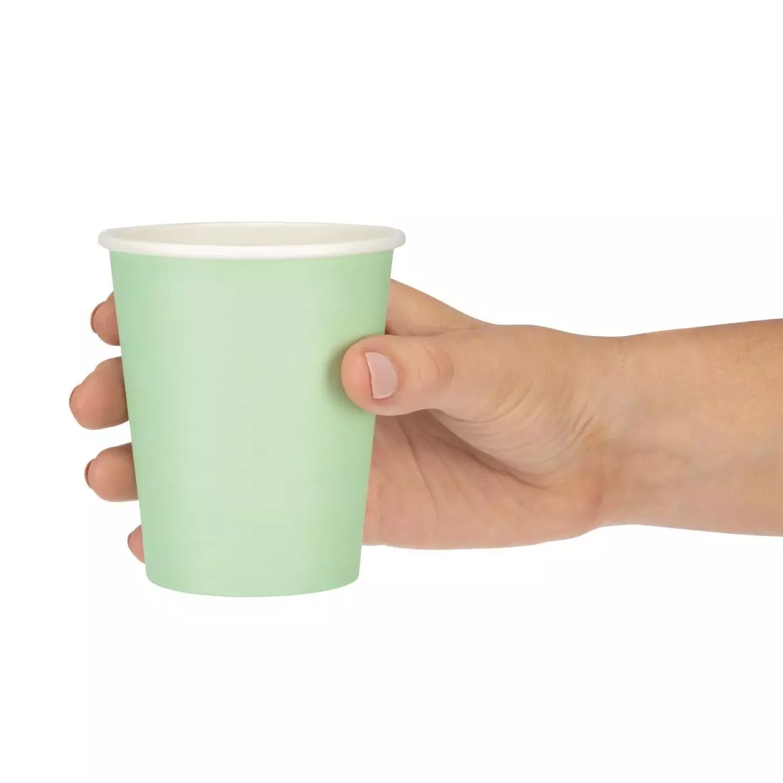 Een Fiesta Recyclable koffiebekers enkelwandig turquoise 225ml (1000 stuks) koop je bij ShopXPress