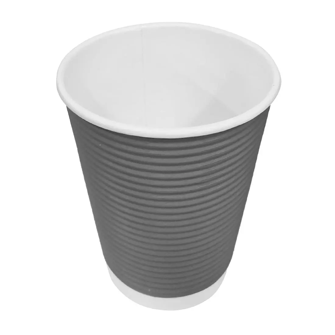 Een Fiesta Recyclable koffiebekers ribbelwand blauwgrijs 225ml (500 stuks) koop je bij ShopXPress