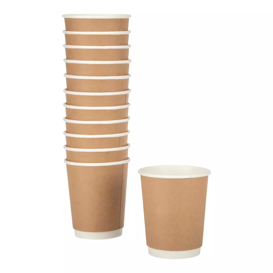 Een Fiesta Recyclable koffiebekers dubbelwandig kraft 225ml (25 stuks) koop je bij ShopXPress