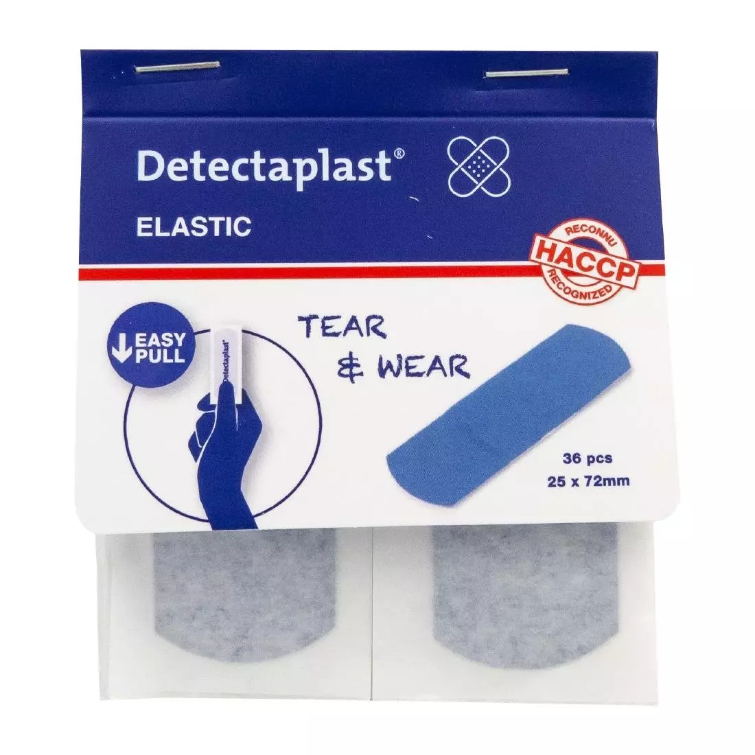 Een Detectaplast elastische pleister 25x72mm - 100 st koop je bij ShopXPress