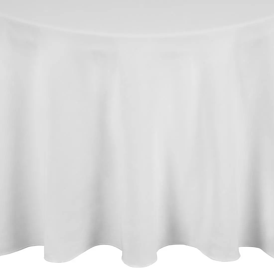 Een Mitre Essentials Occasions rond tafelkleed wit 230cm koop je bij ShopXPress