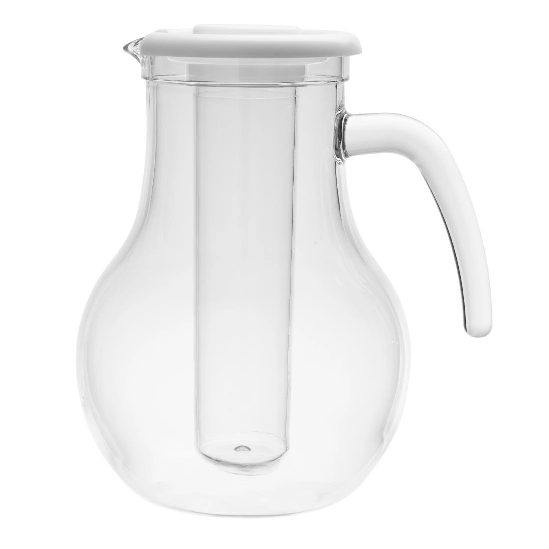 Een Olympia kristallon karaf met koelbuis polycarbonaat eenvoudig 1600ml koop je bij ShopXPress