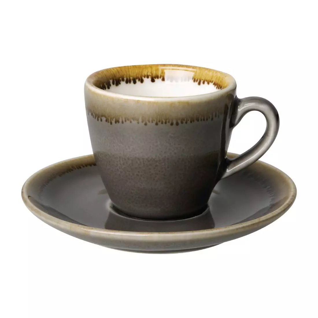 Een Olympia Kiln espressoschotels grijs 11,5cm (6 stuks) koop je bij ShopXPress