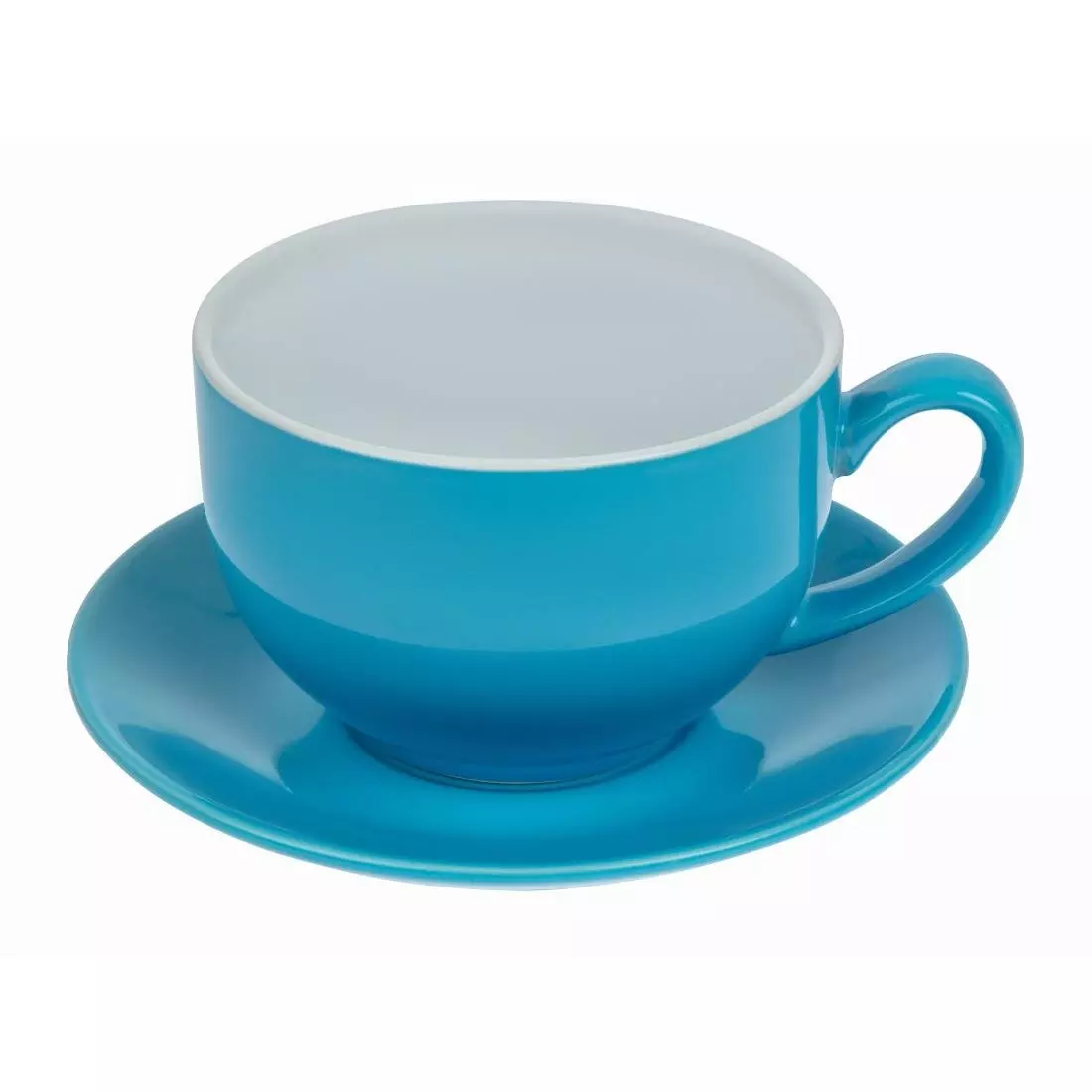 Een Olympia Cafe cappuccinokoppen blauw 34cl (12 stuks) koop je bij ShopXPress