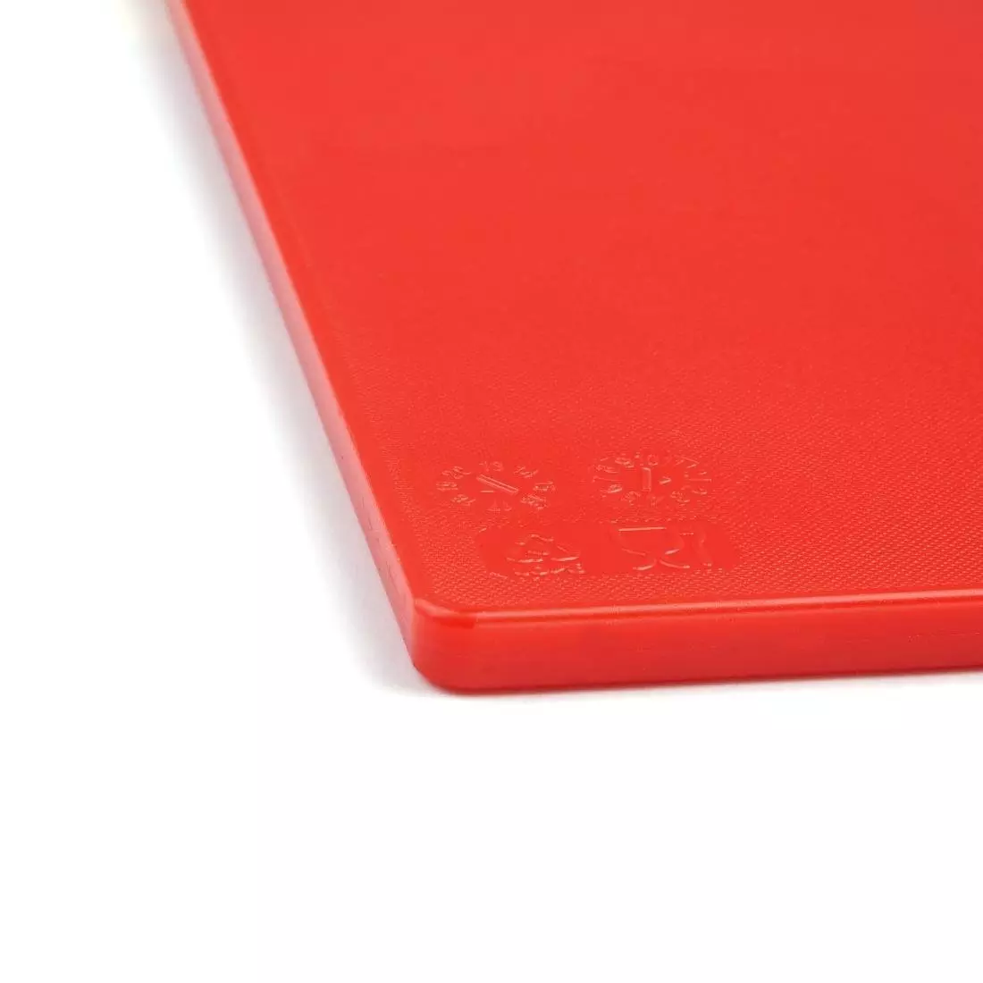 Een Hygiplas antibacteriële LDPE snijplank rood 450x300x10mm koop je bij ShopXPress