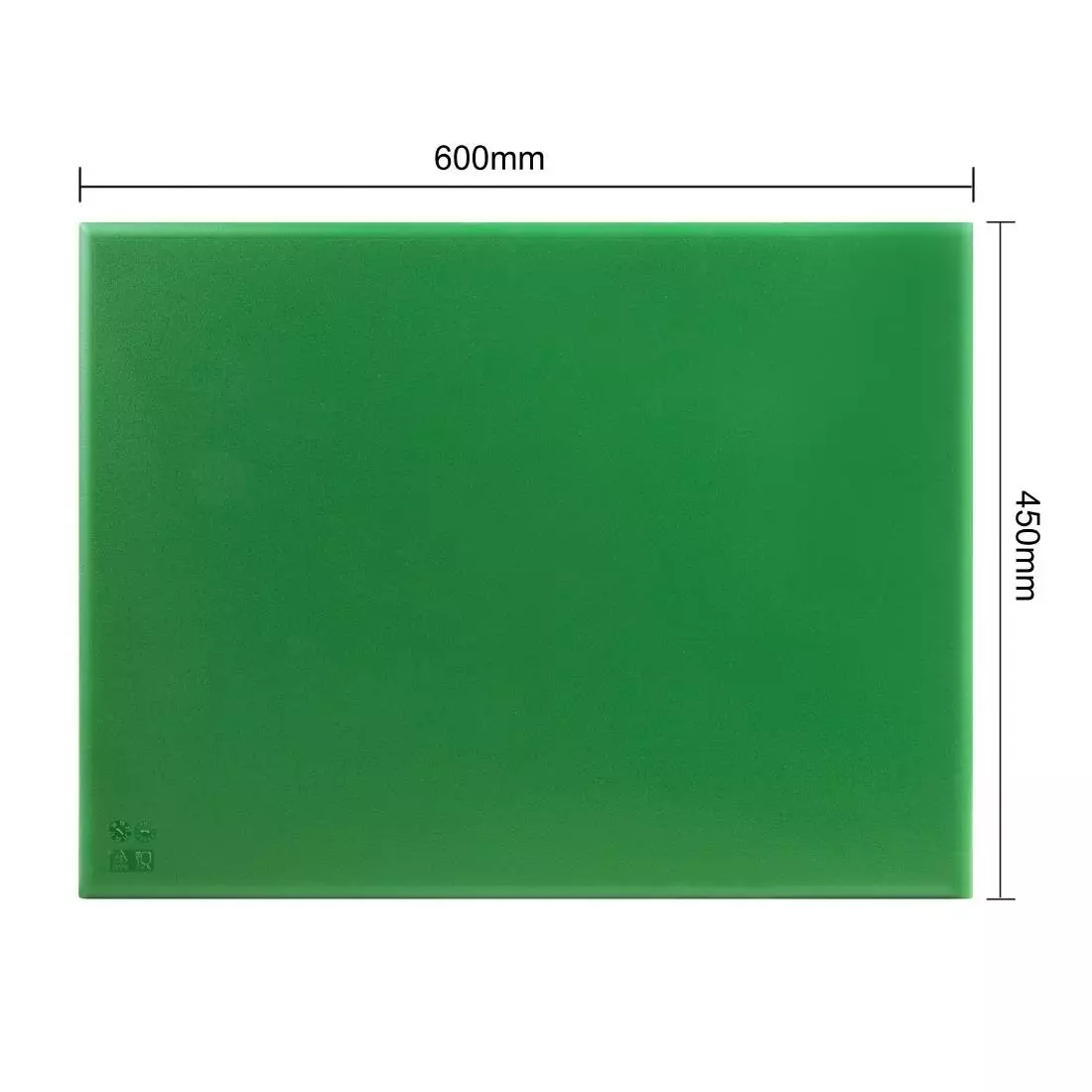 Een Hygiplas LDPE extra dikke snijplank groen 600x450x20mm koop je bij ShopXPress