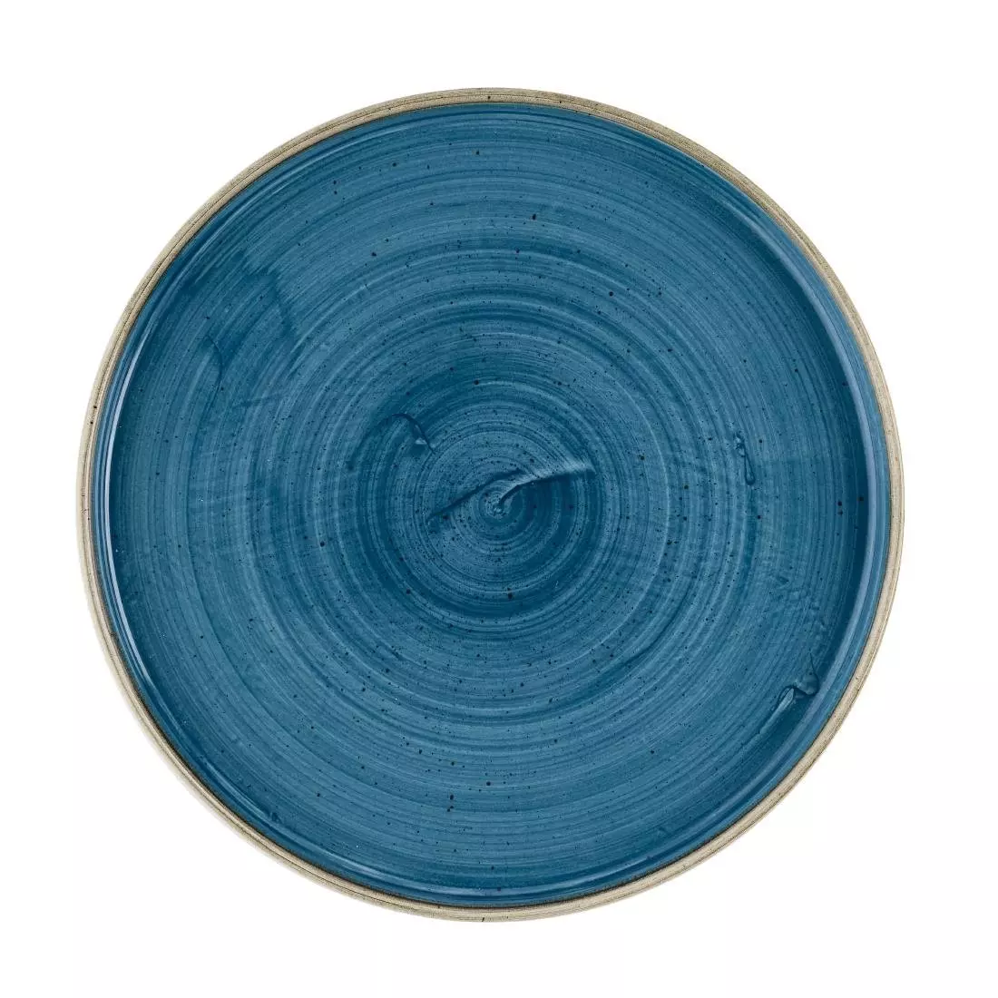 Een Churchill Stonecast Java Blue bord met opstaande rand 25.9 cm pak van 6 koop je bij ShopXPress