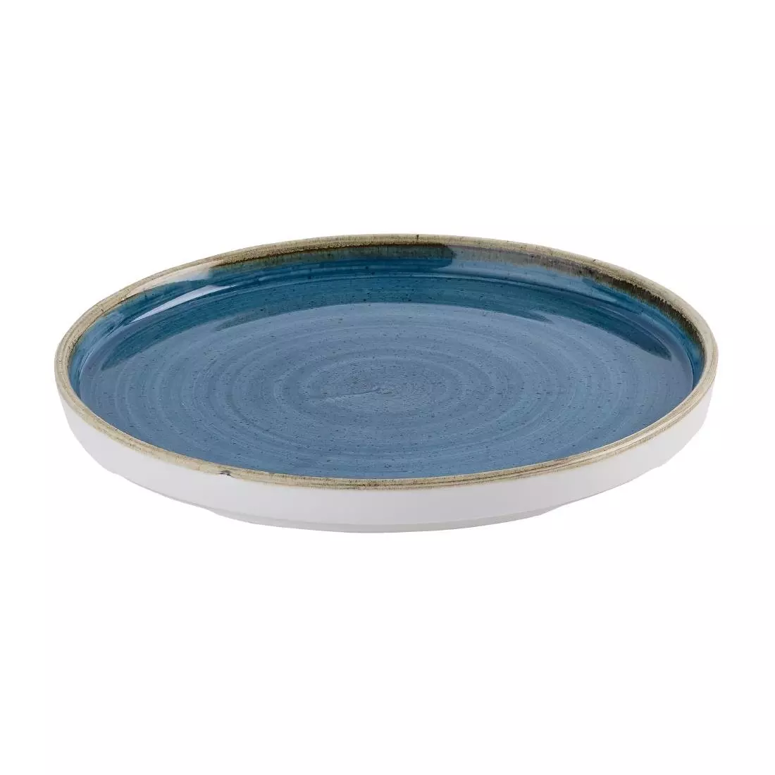 Een Churchill Stonecast Java Blue bord met opstaande rand 21 cm pak van 6 koop je bij ShopXPress