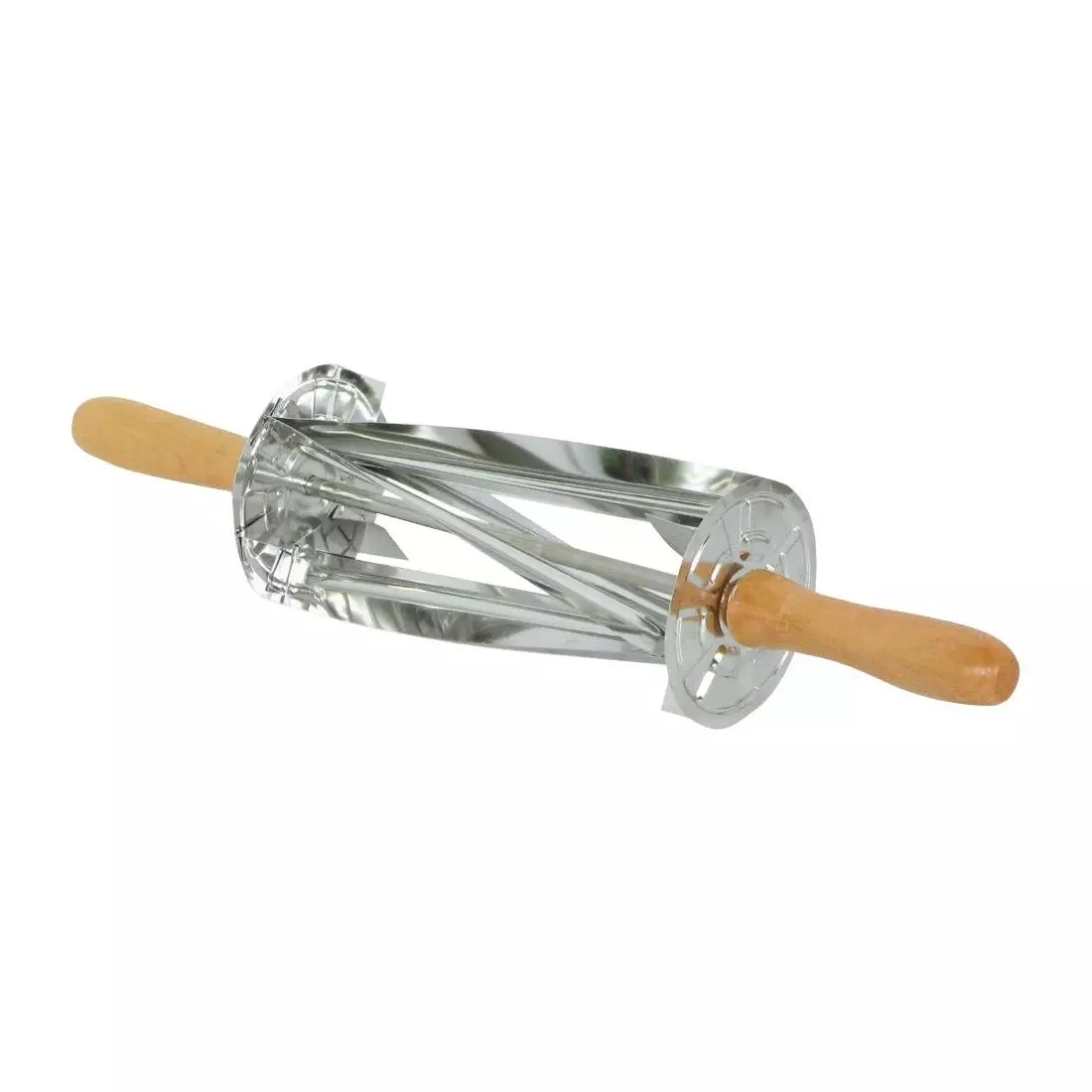 Een Gobel rvs croissant roller cutter met houten handvat 510x95x95mm koop je bij ShopXPress