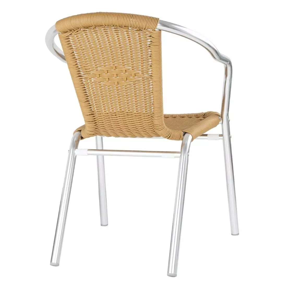 Een Bolero natuurlijke rotan stoelen met aluminium frame (set van 4) koop je bij ShopXPress