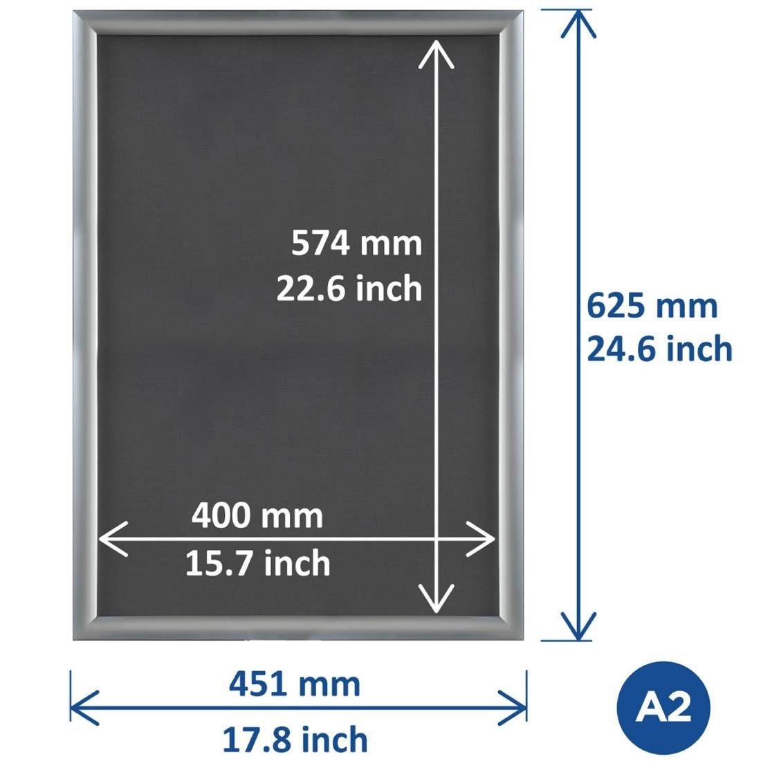 Een Europel klaplijst a2 25mm zilver koop je bij ShopXPress