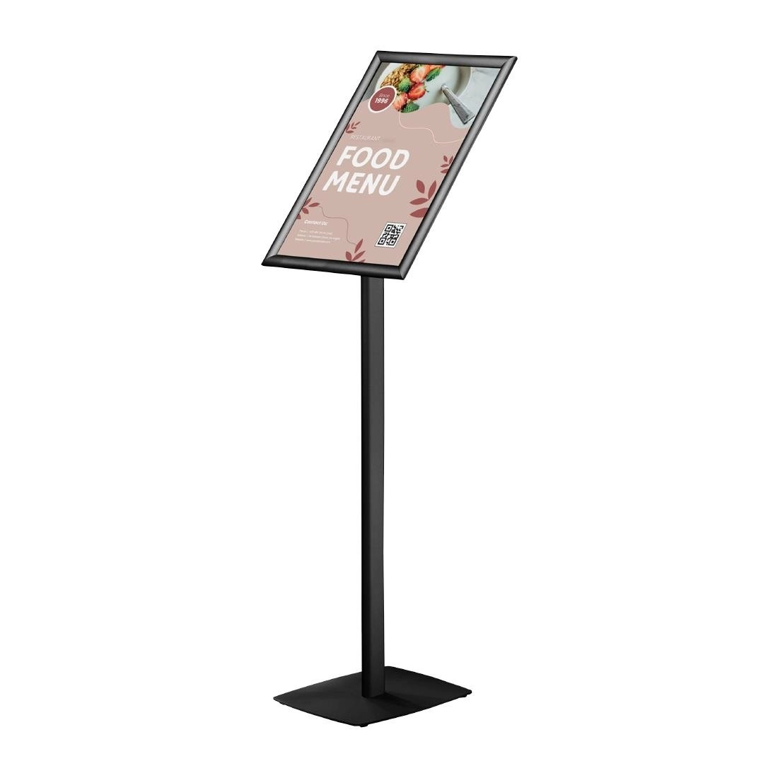 Een Europel infostand zwart met snap frame a3 25mm koop je bij ShopXPress