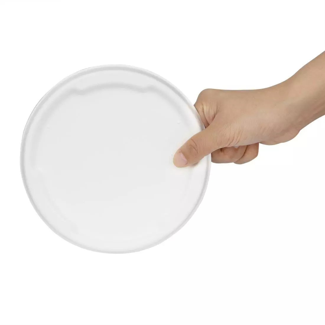 Een Fiesta composteerbare bagasse deksel voor 750/900ml kom basen (verpakking van 50) koop je bij ShopXPress