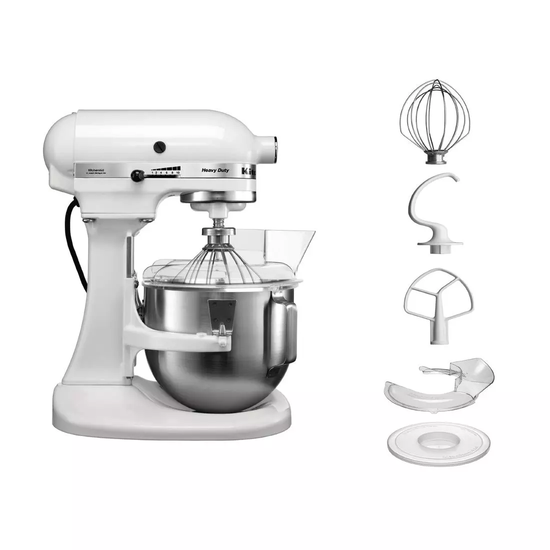 Een KitchenAid K5 planetaire mixer wit 4,8L 5KPM5EWH koop je bij ShopXPress