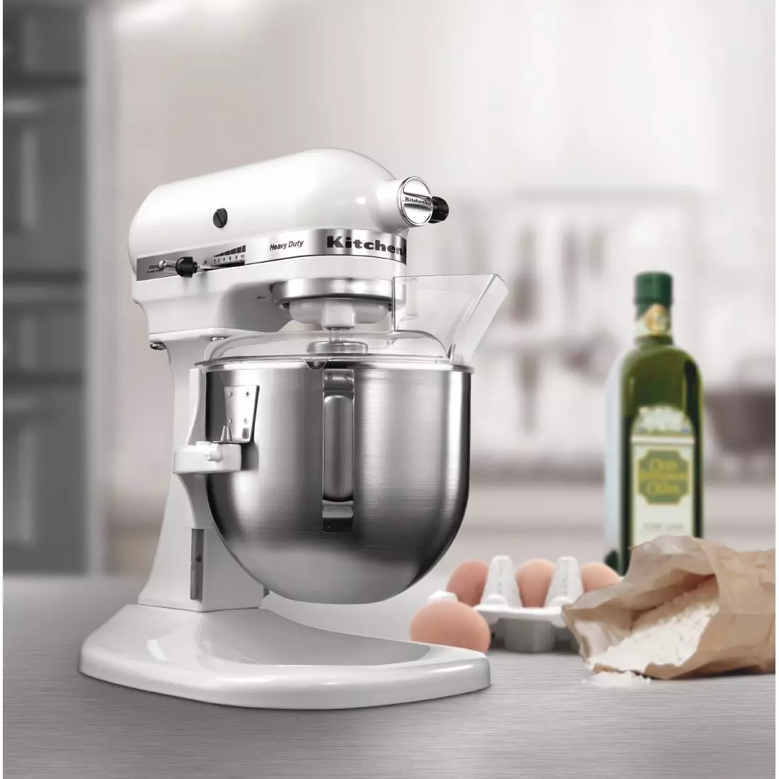 Een KitchenAid K5 planetaire mixer wit 4,8L 5KPM5EWH koop je bij ShopXPress