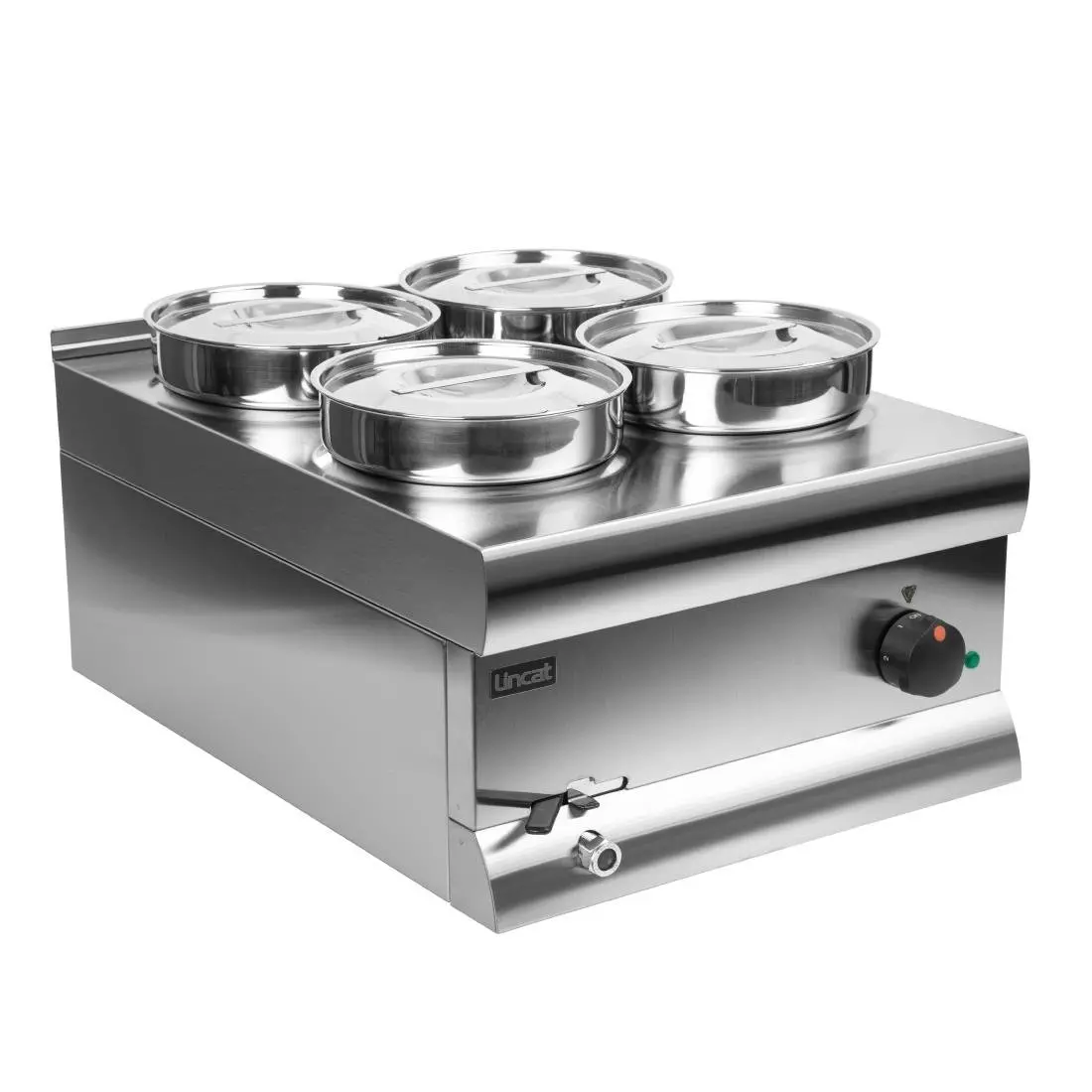 Een Lincat Silverlink 600 bain marie BS4W 4 x 4,5L koop je bij ShopXPress