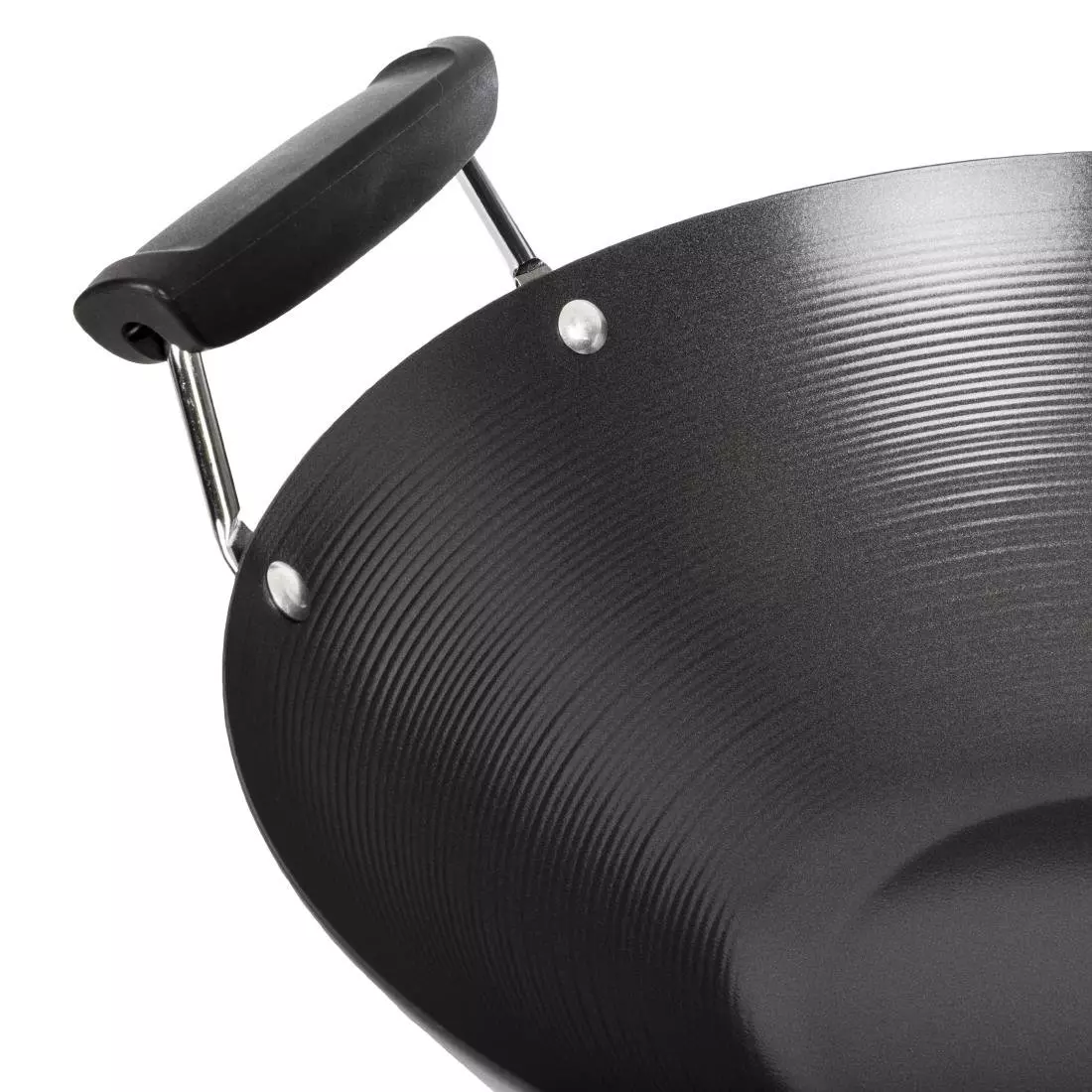 Een Anti-kleef inductie wok met platte bodem 35,5cm koop je bij ShopXPress