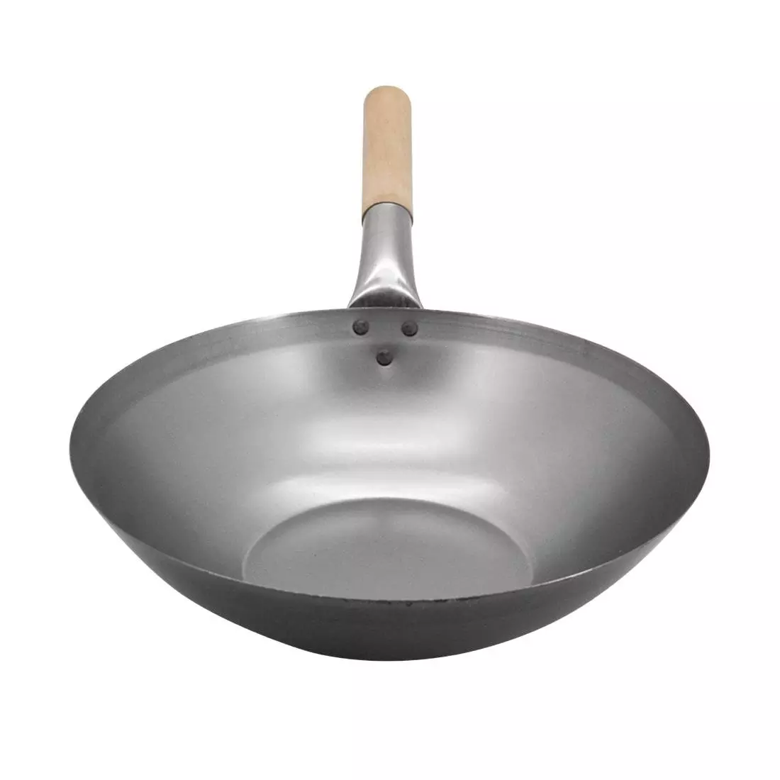 Een Vogue lichtstalen wok met vlakke bodem 330 mm koop je bij ShopXPress