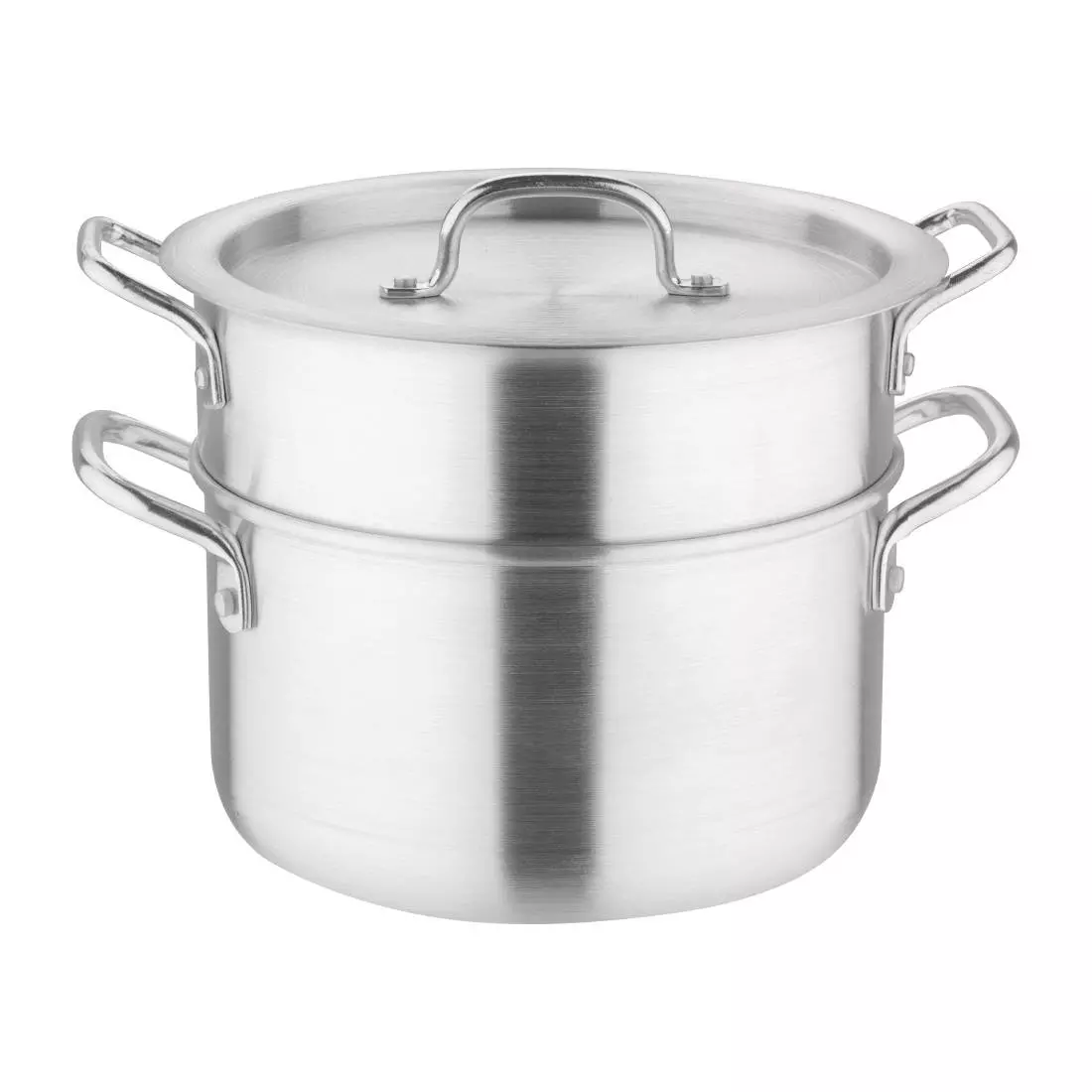 Een Vogue aluminium pan met au bain marie inzet 4L koop je bij ShopXPress