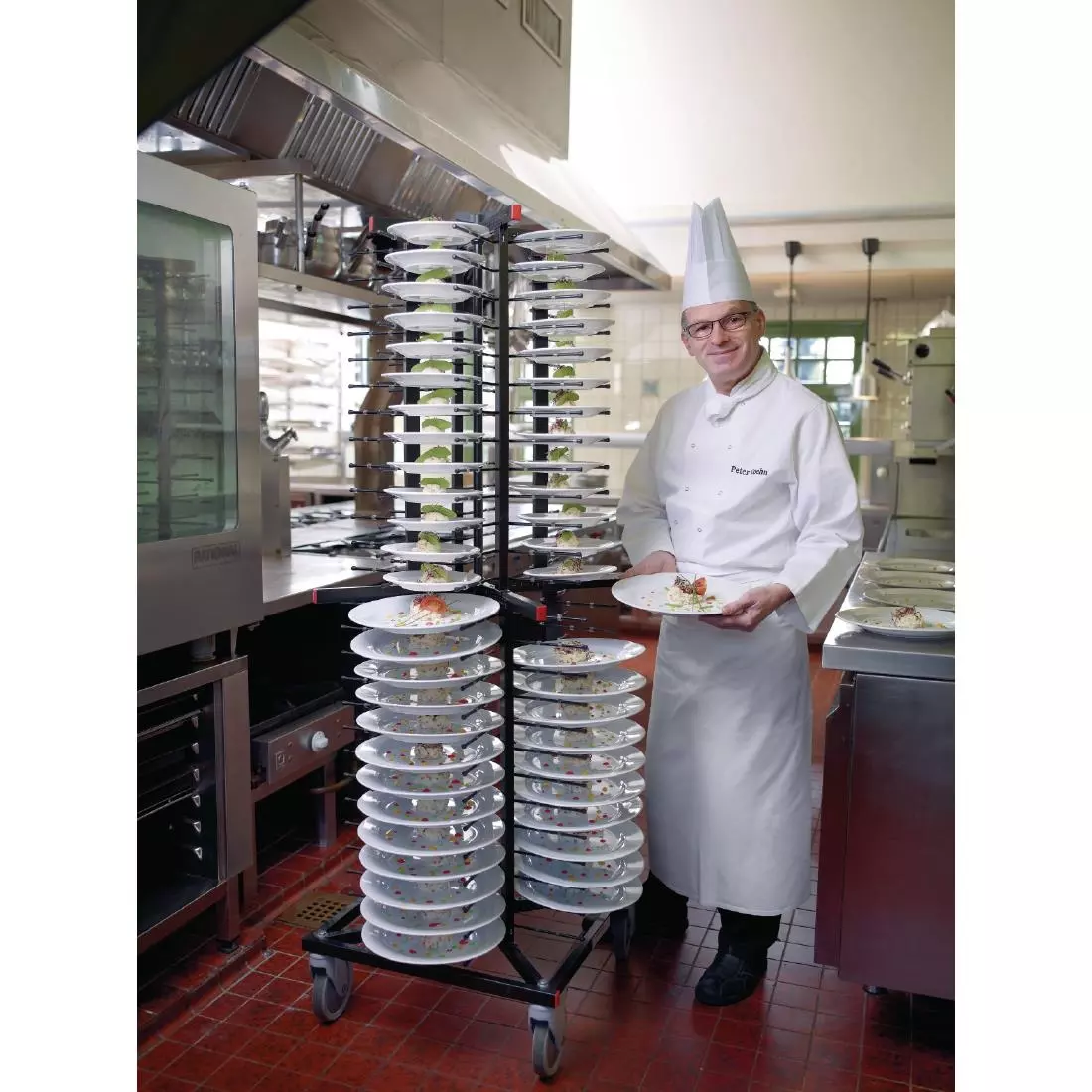 Een Jackstack verrijdbaar bordenrek 104 borden koop je bij ShopXPress