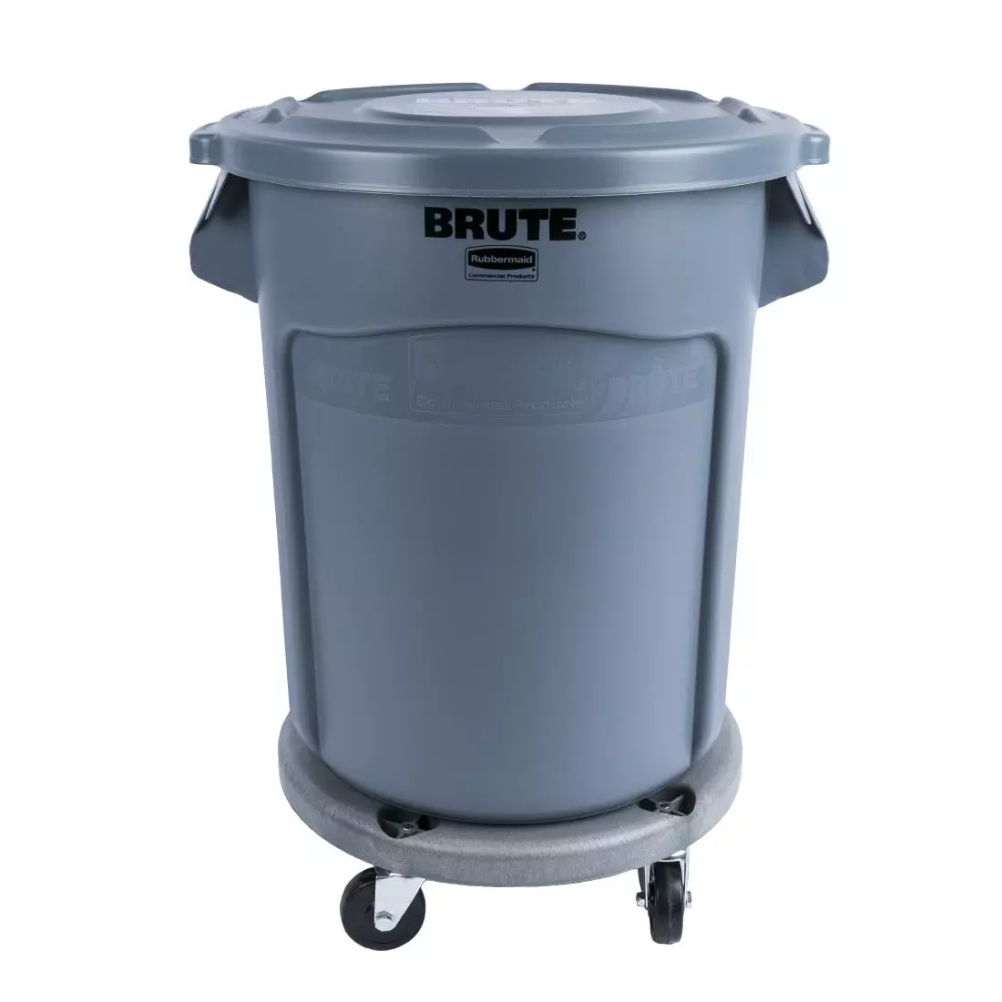 Een Rubbermaid Brute ronde container 75L koop je bij ShopXPress