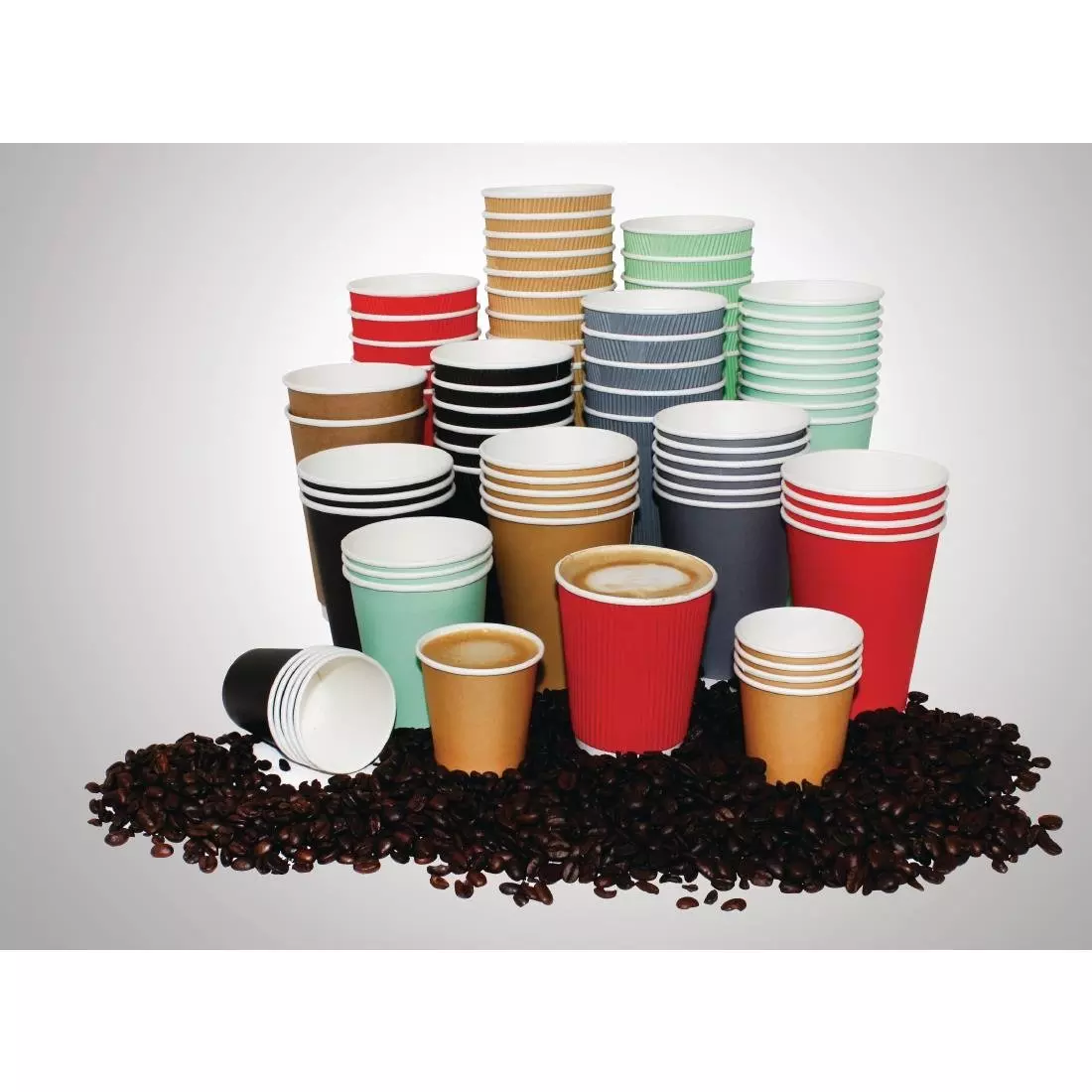 Een Fiesta Recyclable koffiebekers enkelwandig turquoise 340ml (1000 stuks) koop je bij ShopXPress