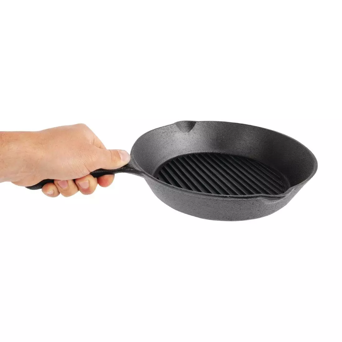 Een Vogue ronde gietijzeren inductie grillpan 26,7cm koop je bij ShopXPress