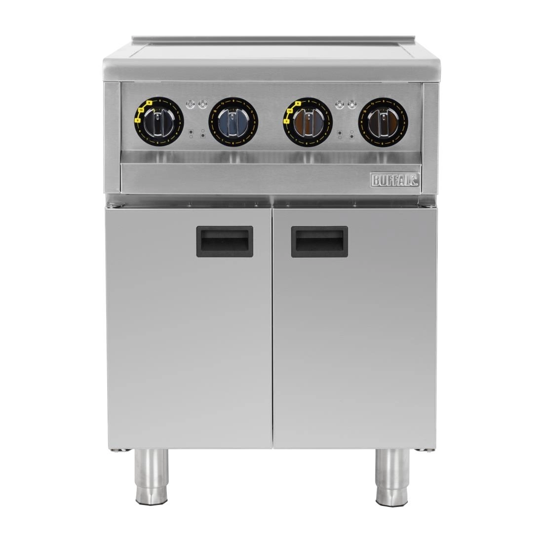 Een Buffalo 600-serie 4-zone vrijstaande inductiekookplaat 2x 3kW koop je bij ShopXPress