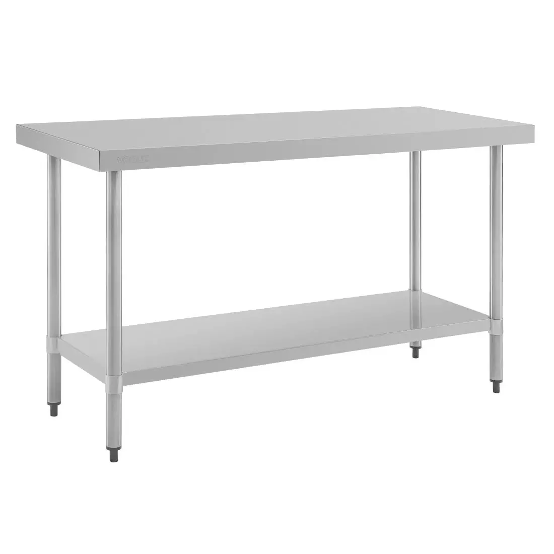 Een Vogue RVS werktafel zonder achteropstand 90x150x60cm koop je bij ShopXPress