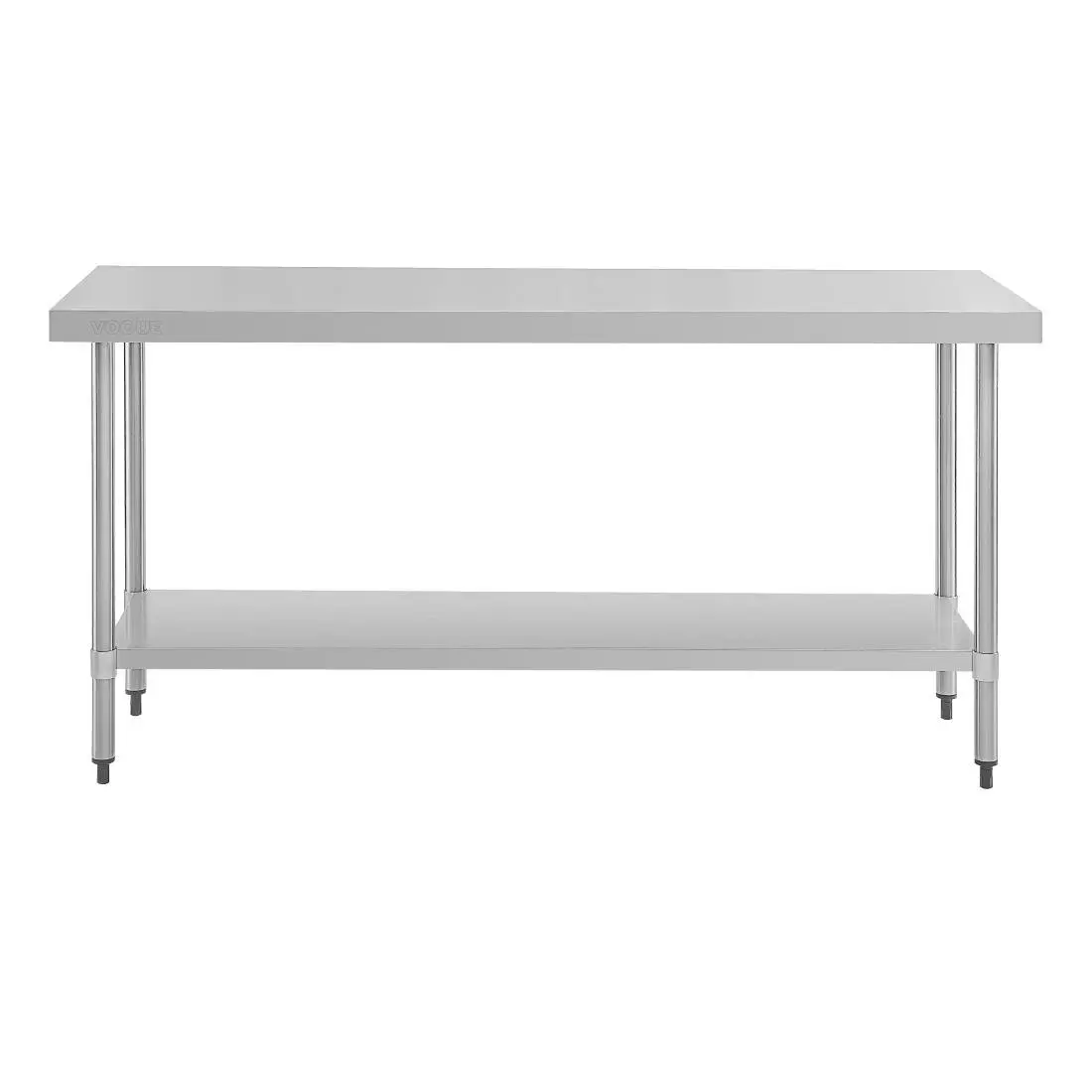 Een Vogue RVS werktafel zonder achteropstand 90x180x60cm koop je bij ShopXPress