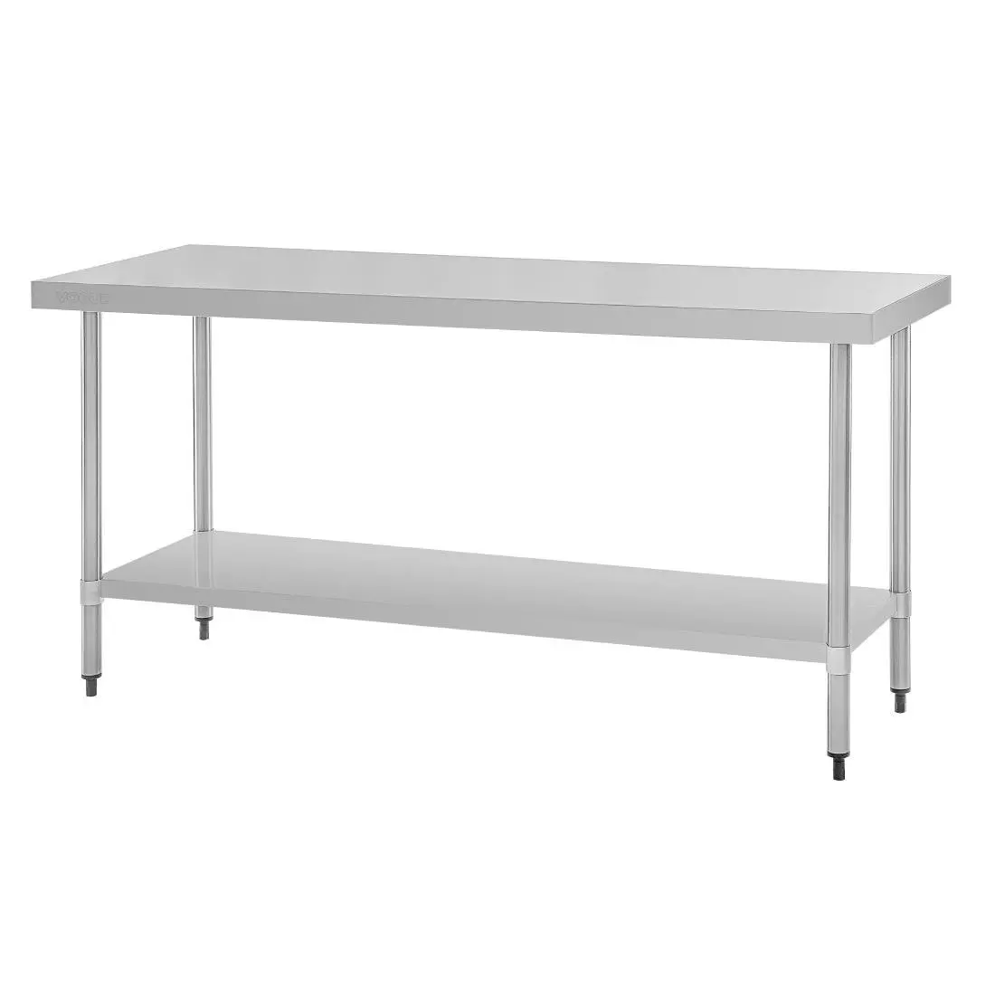 Een Vogue RVS werktafel zonder achteropstand 90x180x60cm koop je bij ShopXPress