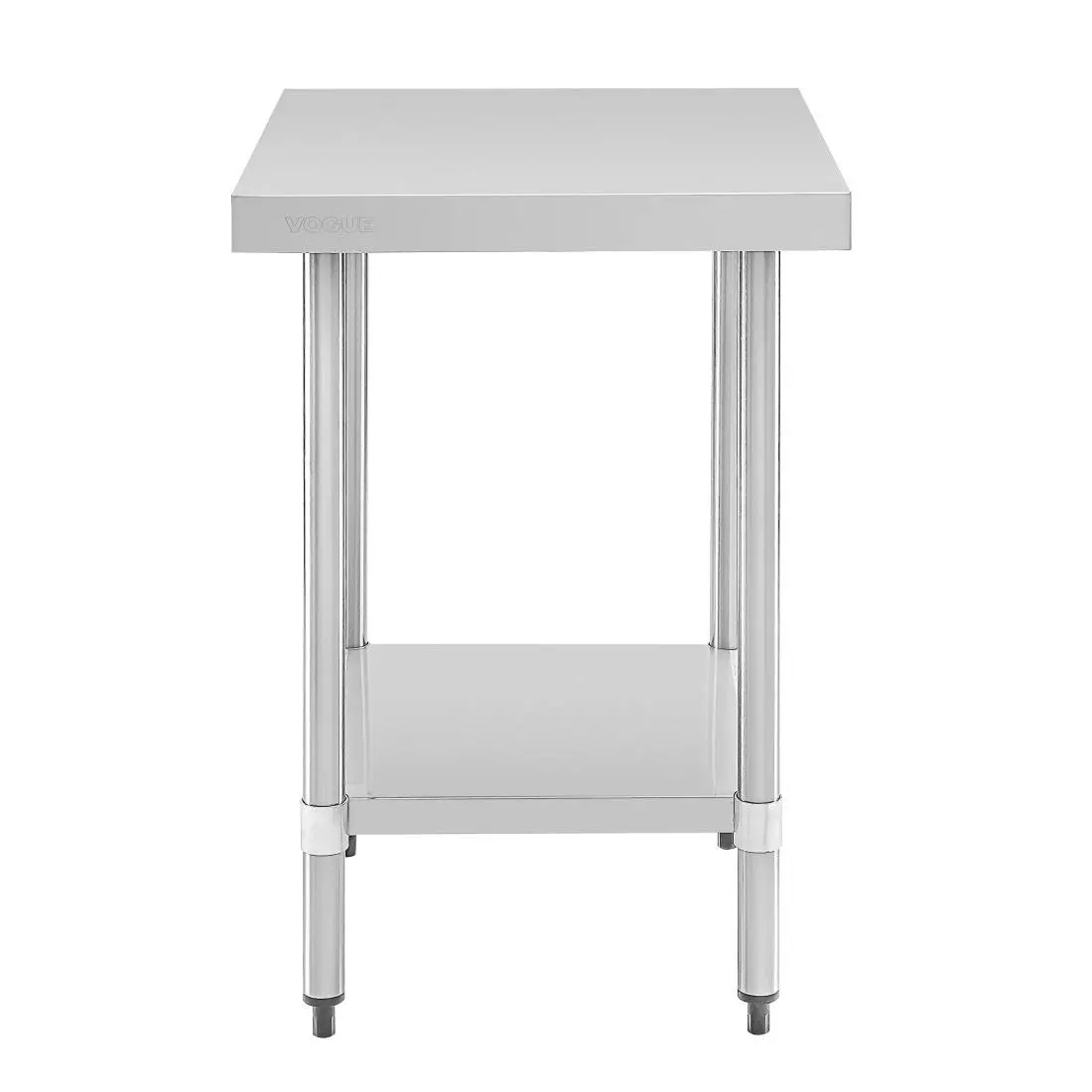 Een Vogue RVS werktafel zonder achteropstand 90x60x60cm koop je bij ShopXPress